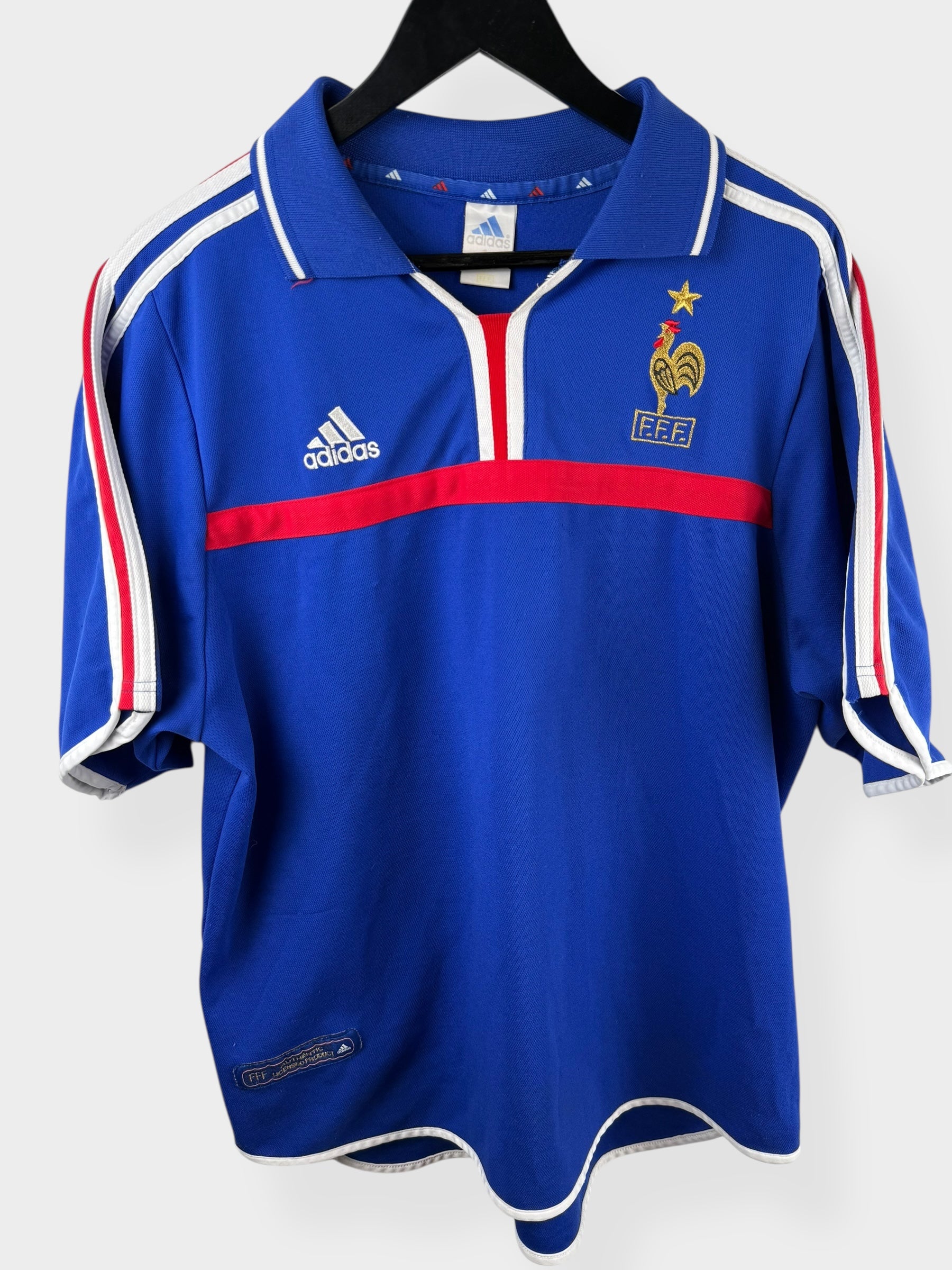 2000-02 FRANCE HOME SHIRT L