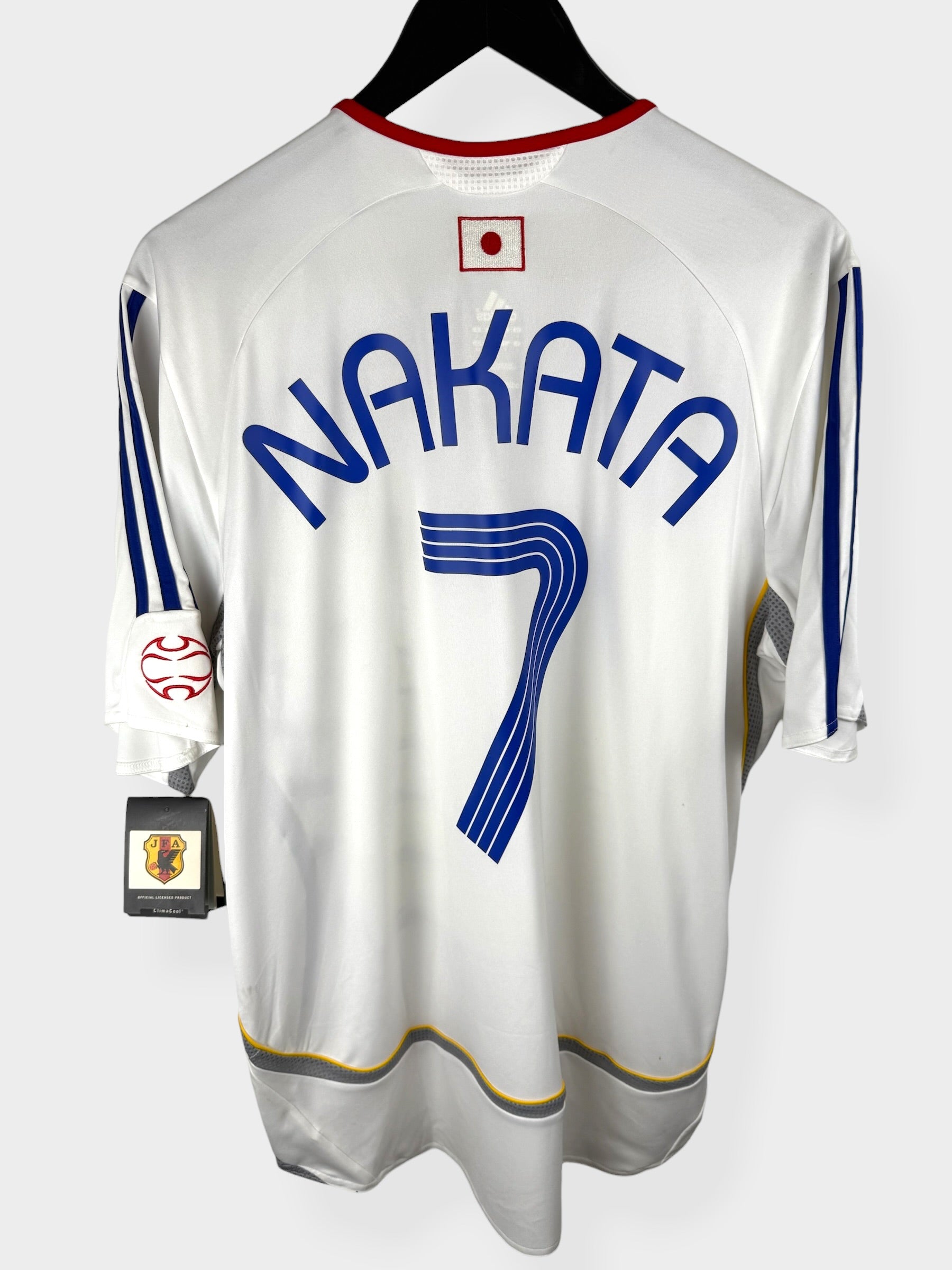 2006-08 JAPAN AWAY SHIRT NAKATA #7 L