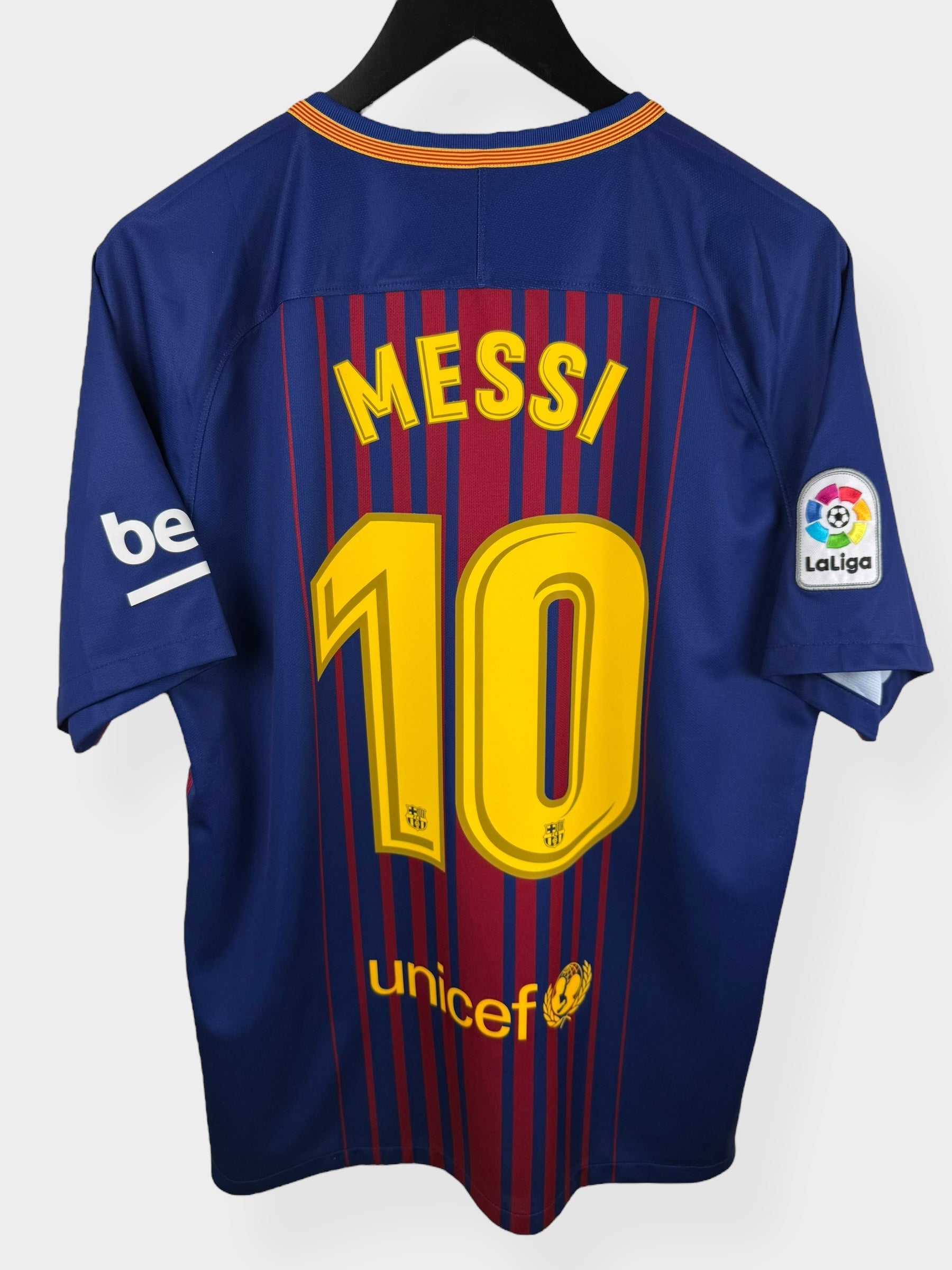 2017-18 BARCELONA HOME SHIRT MESSI #10 L - Authentic Football Club