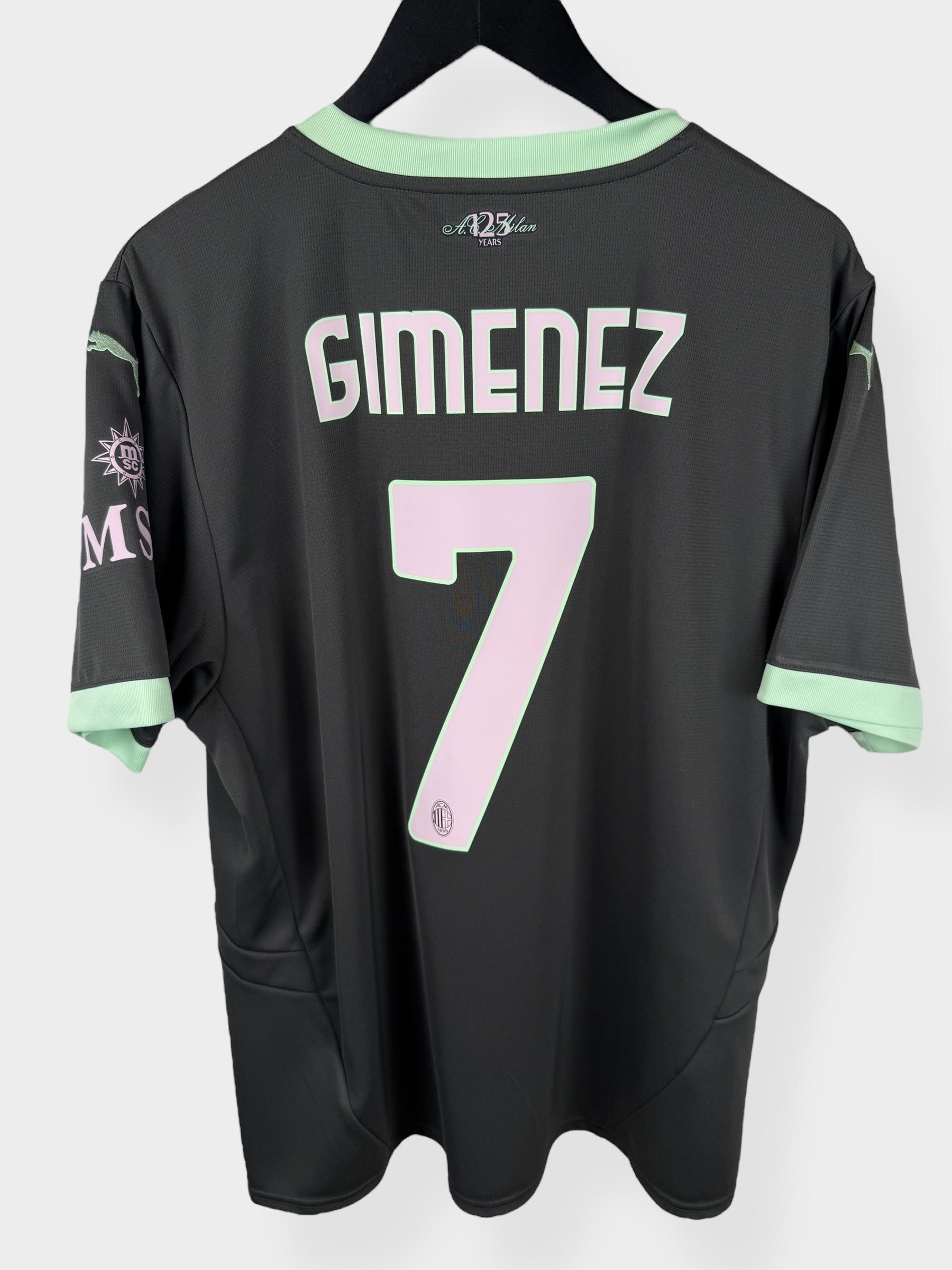 2024-25 AC MILAN THIRD SHIRT GIMENEZ #7 XL - Authentic Football Club