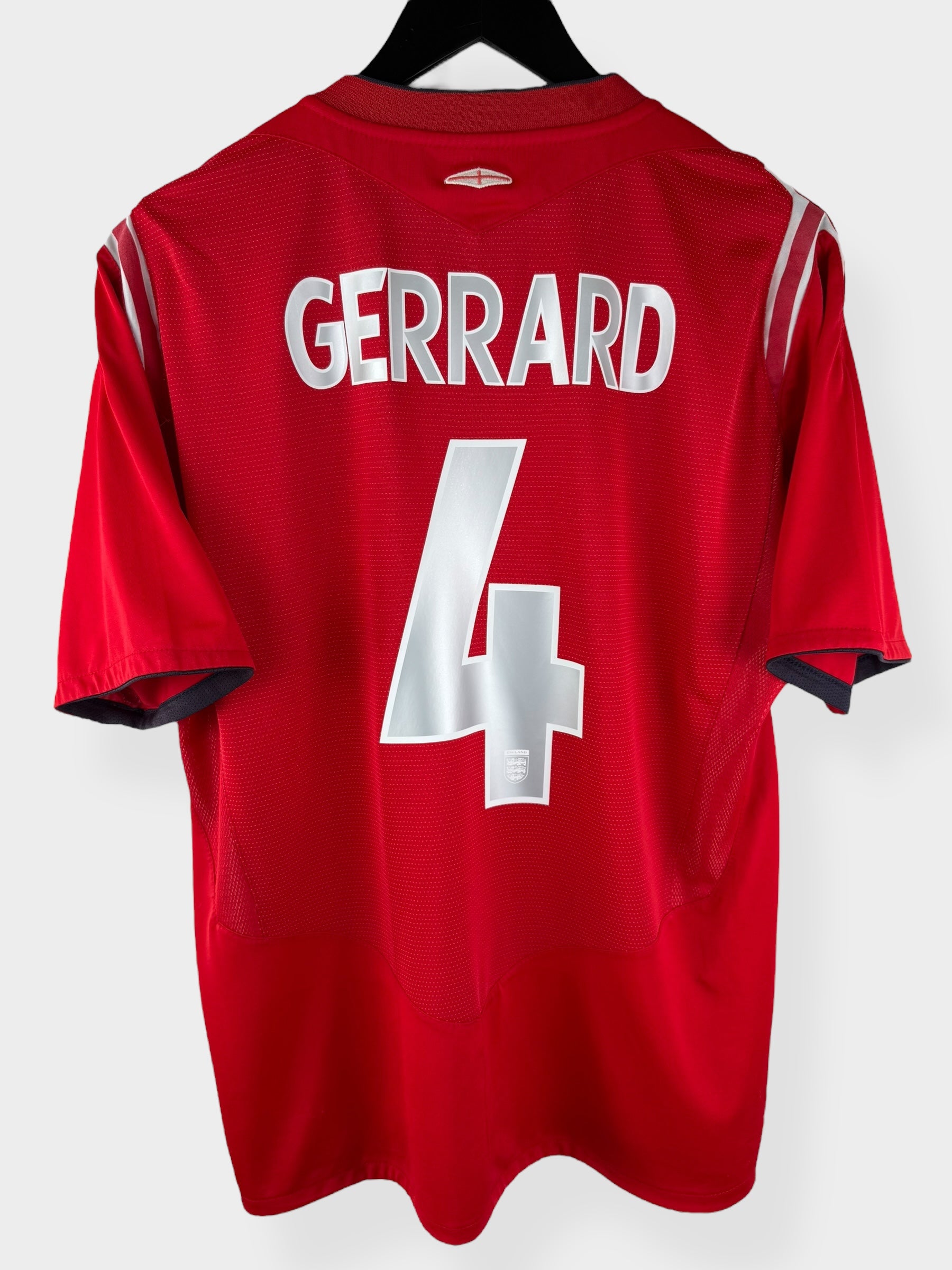 2004-06 ENGLAND AWAY SHIRT GERRARD #4 L