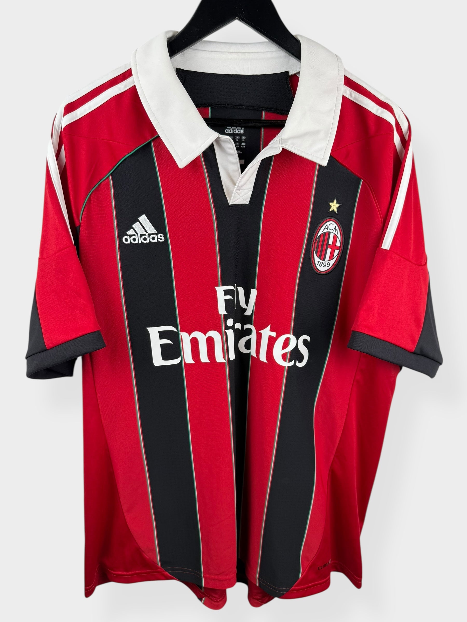 2012-13 AC MILAN HOME SHIRT BALOTELLI #45 XL