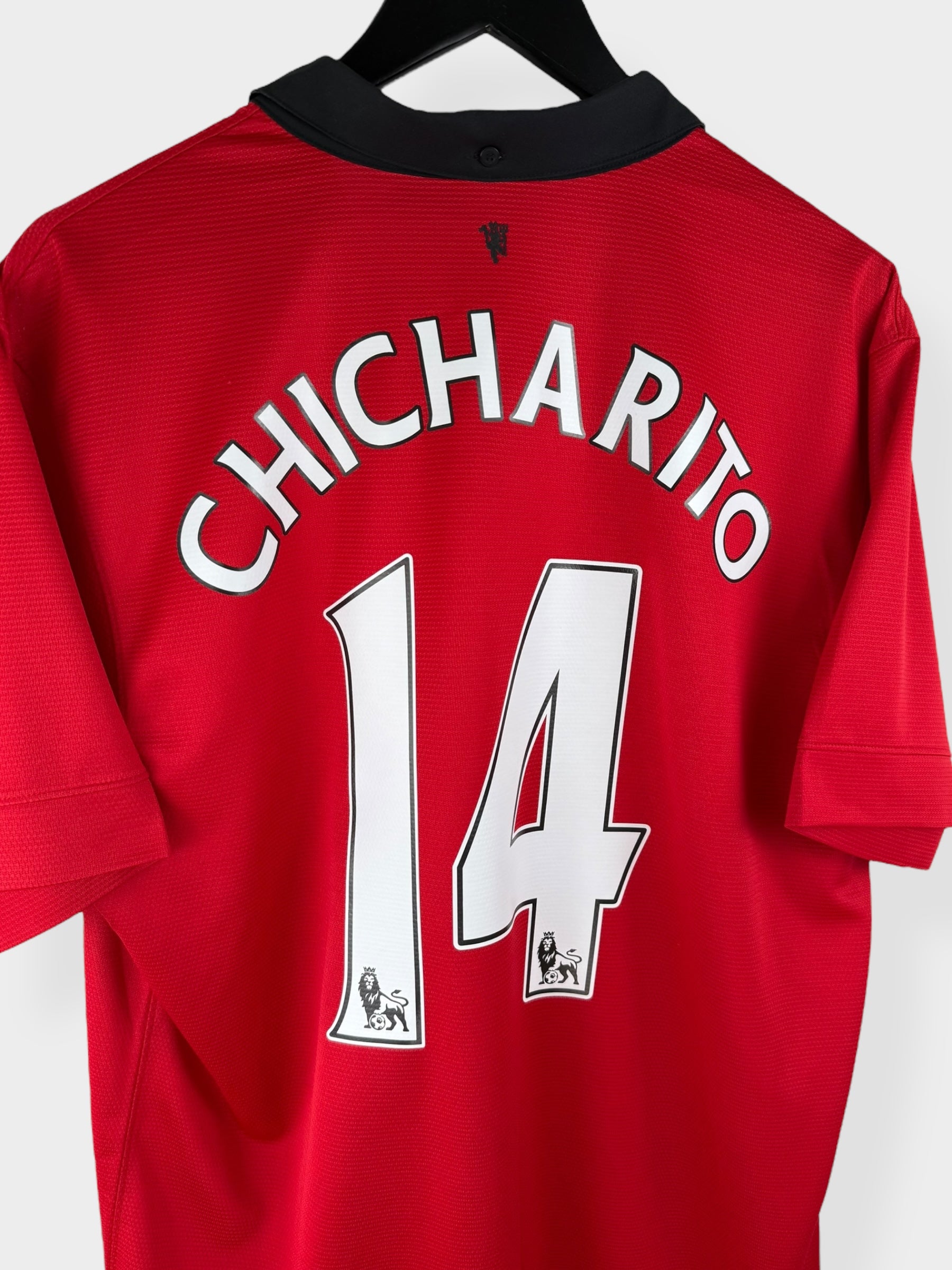 2013-14 MANCHESTER UNITED HOME SHIRT CHICHARITO #14 XL