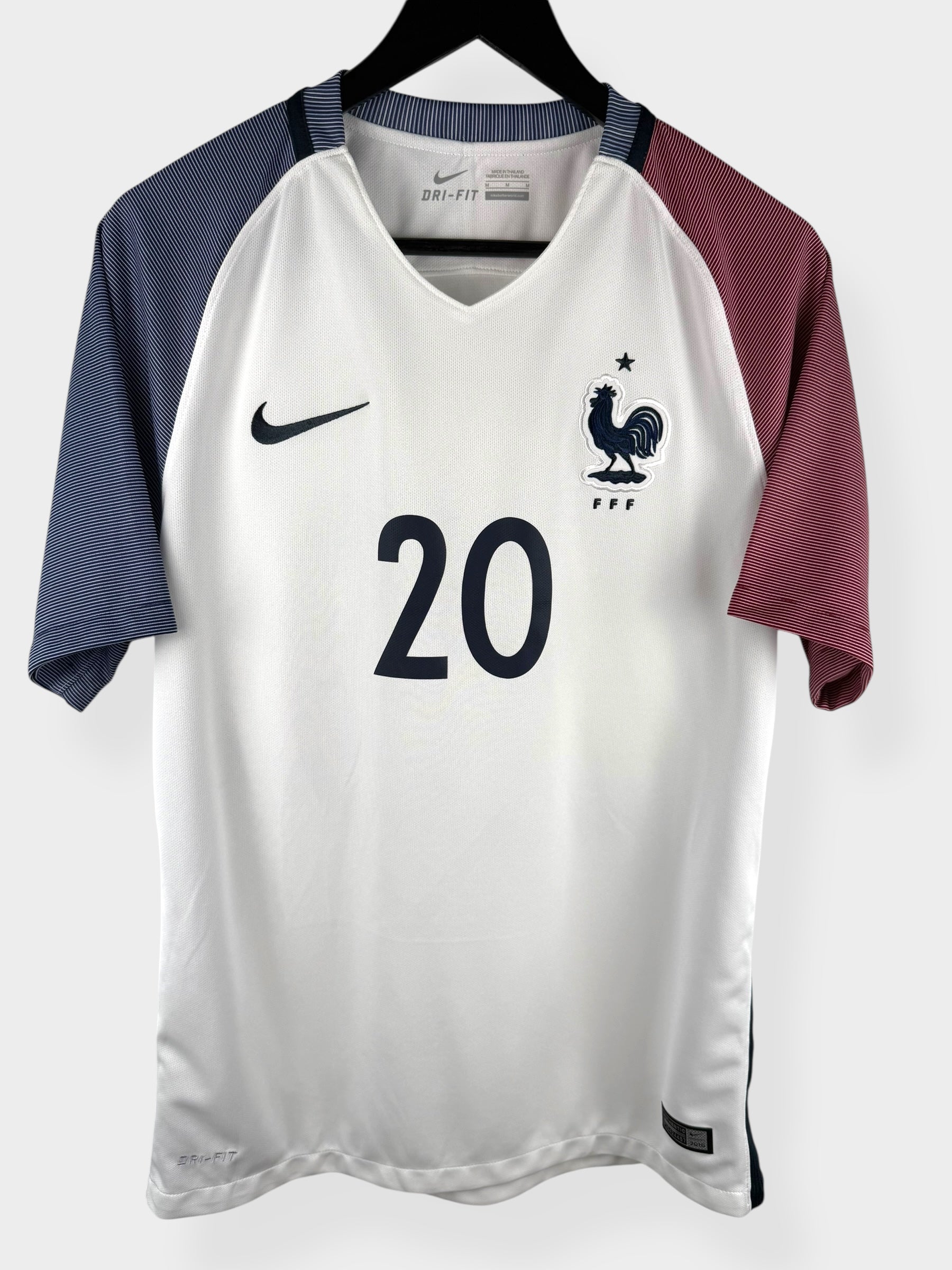 2016-17 FRANCE AWAY SHIRT COMAN #20 M