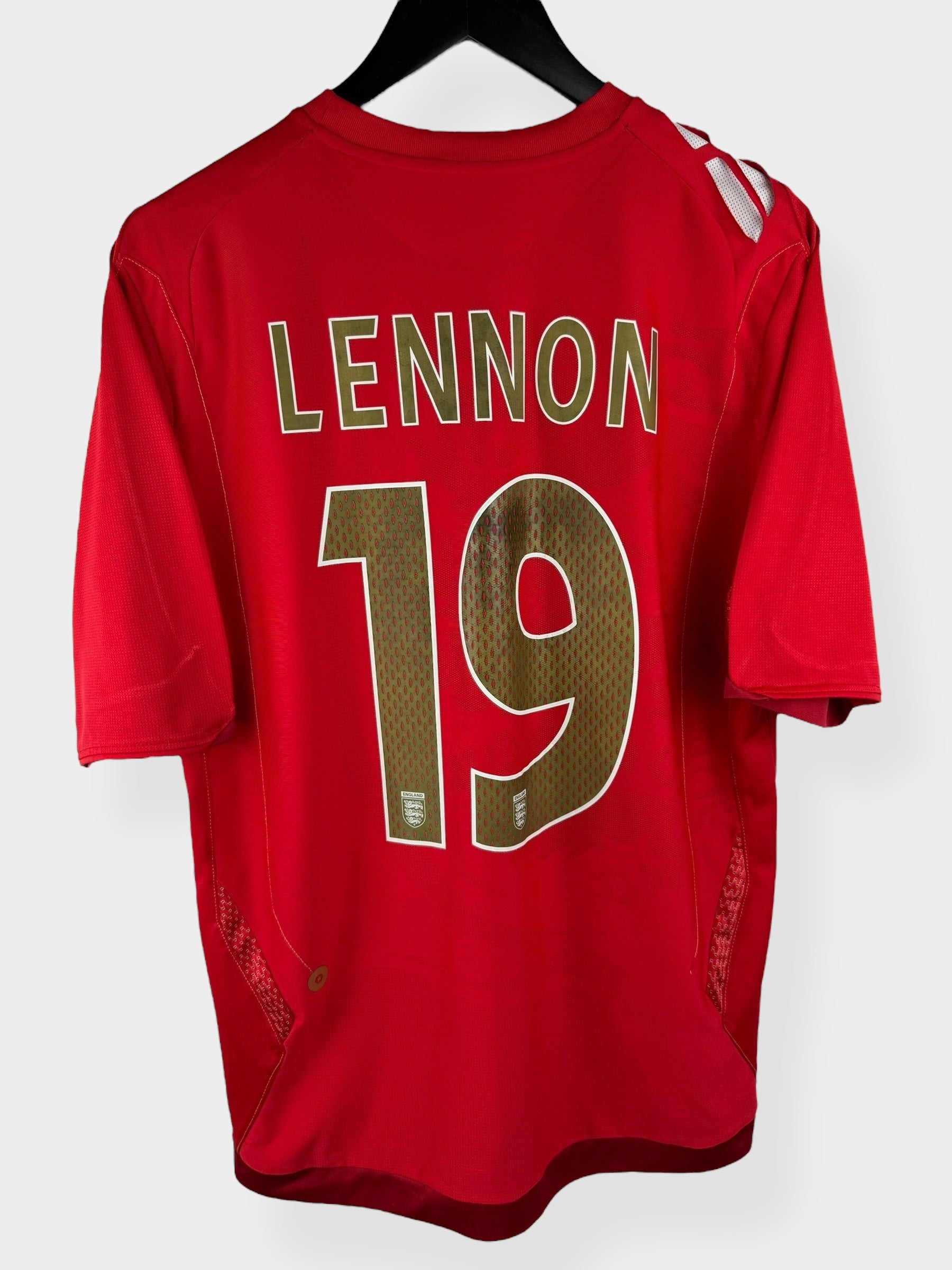 2006-08 ENGLAND AWAY SHIRT LENNON #19 L