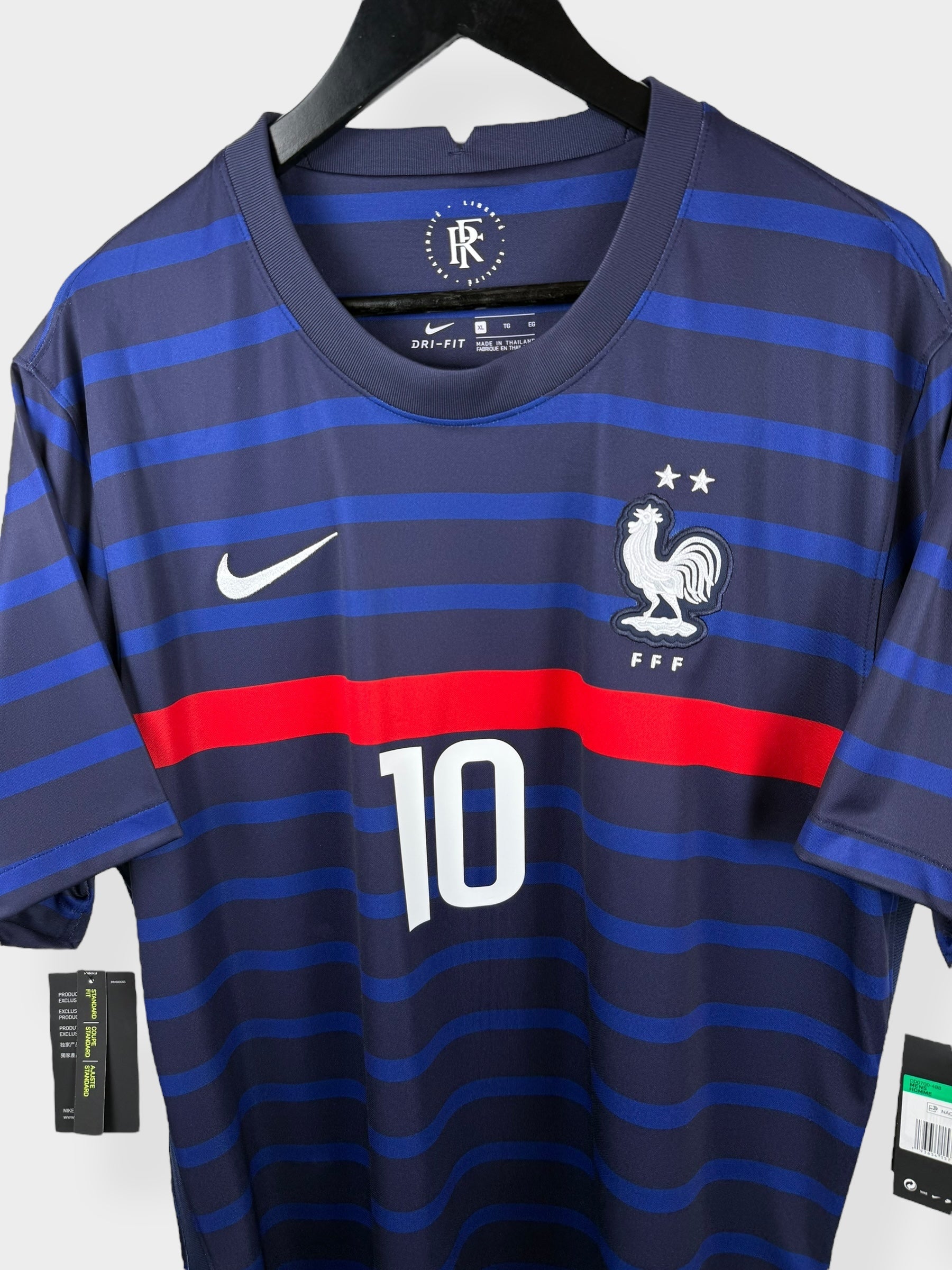 2020-21 FRANCE HOME SHIRT MBAPPE #10 XL