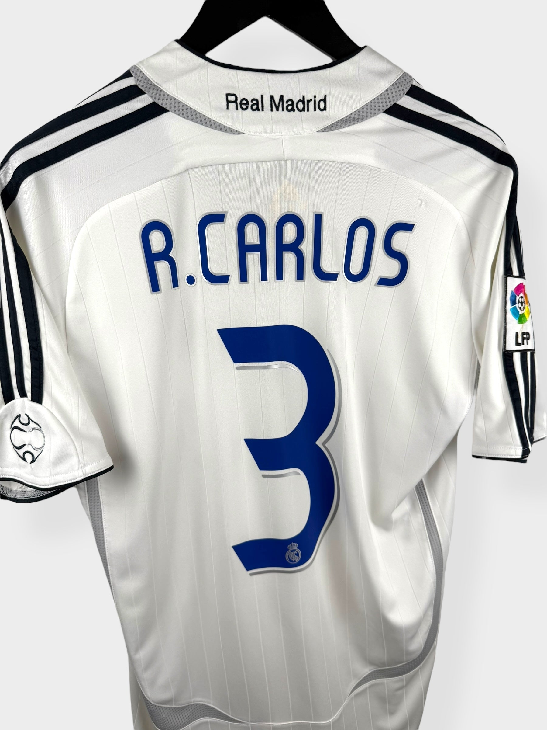 2006-07 REAL MADRID HOME SHIRT R. CARLOS #3 S - Authentic Football Club