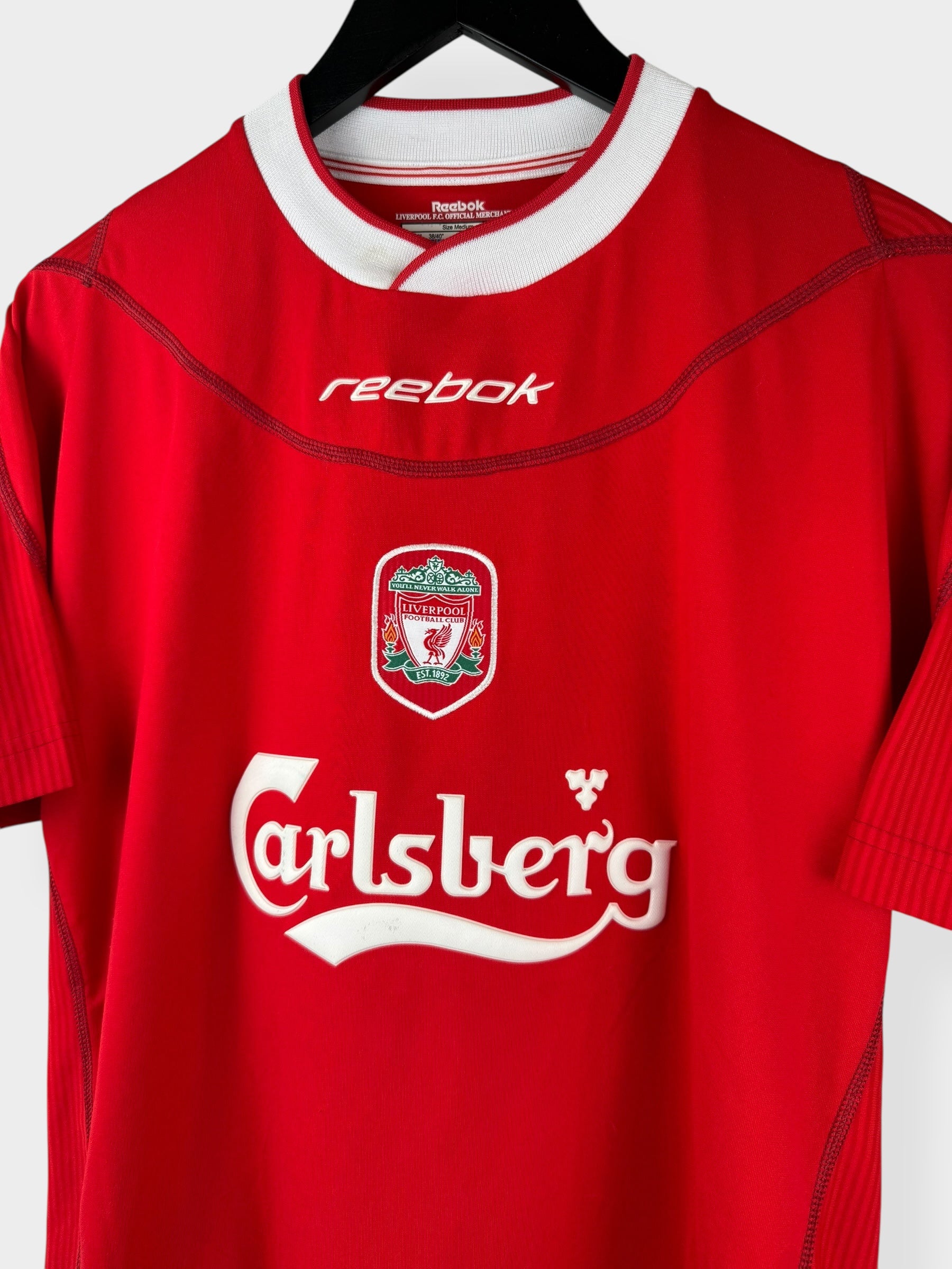 2002-04 LIVERPOOL HOME SHIRT RIISE #18 M