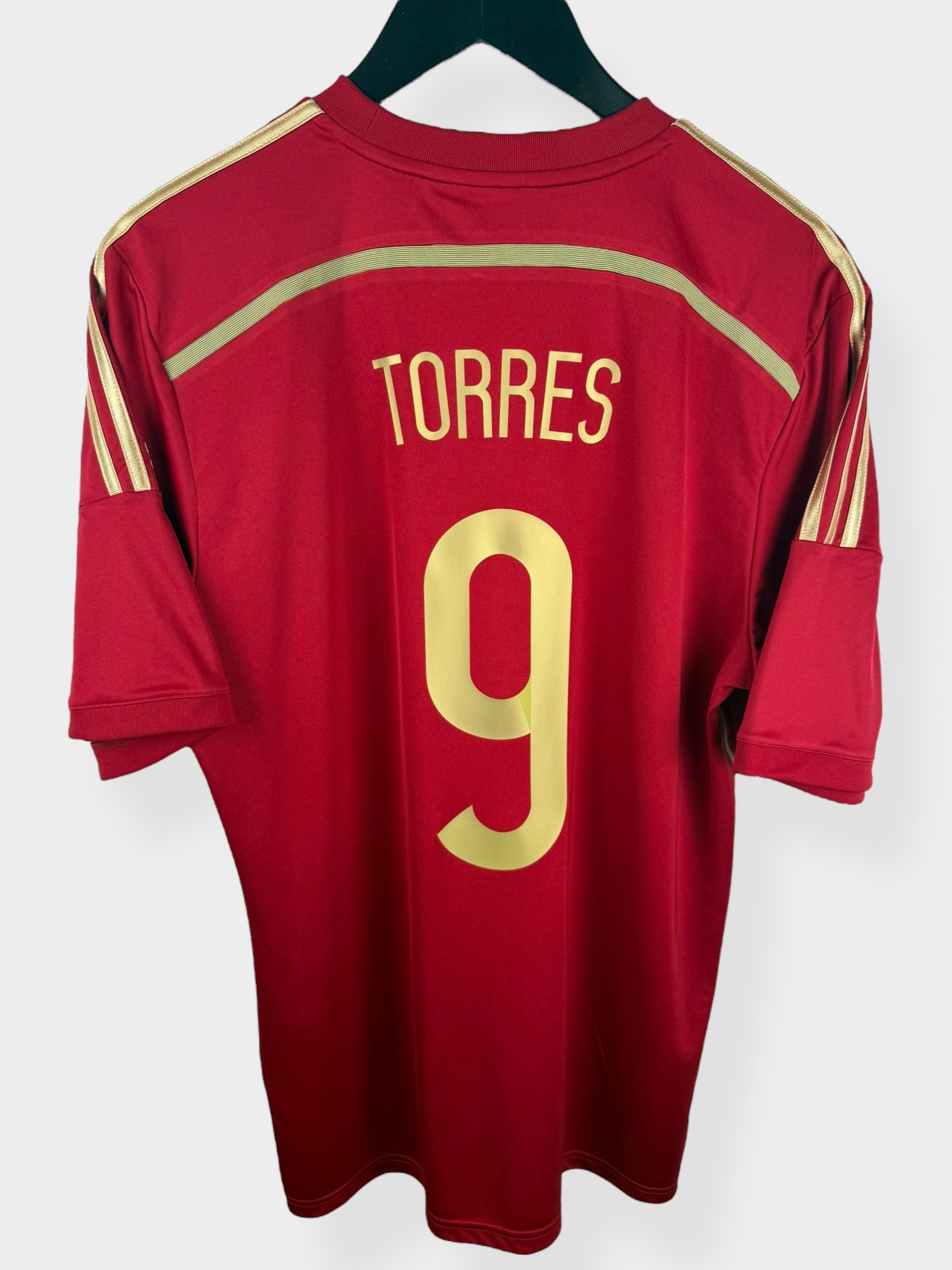 2014-15 SPAIN HOME SHIRT TORRES #9 L - Authentic Football Club