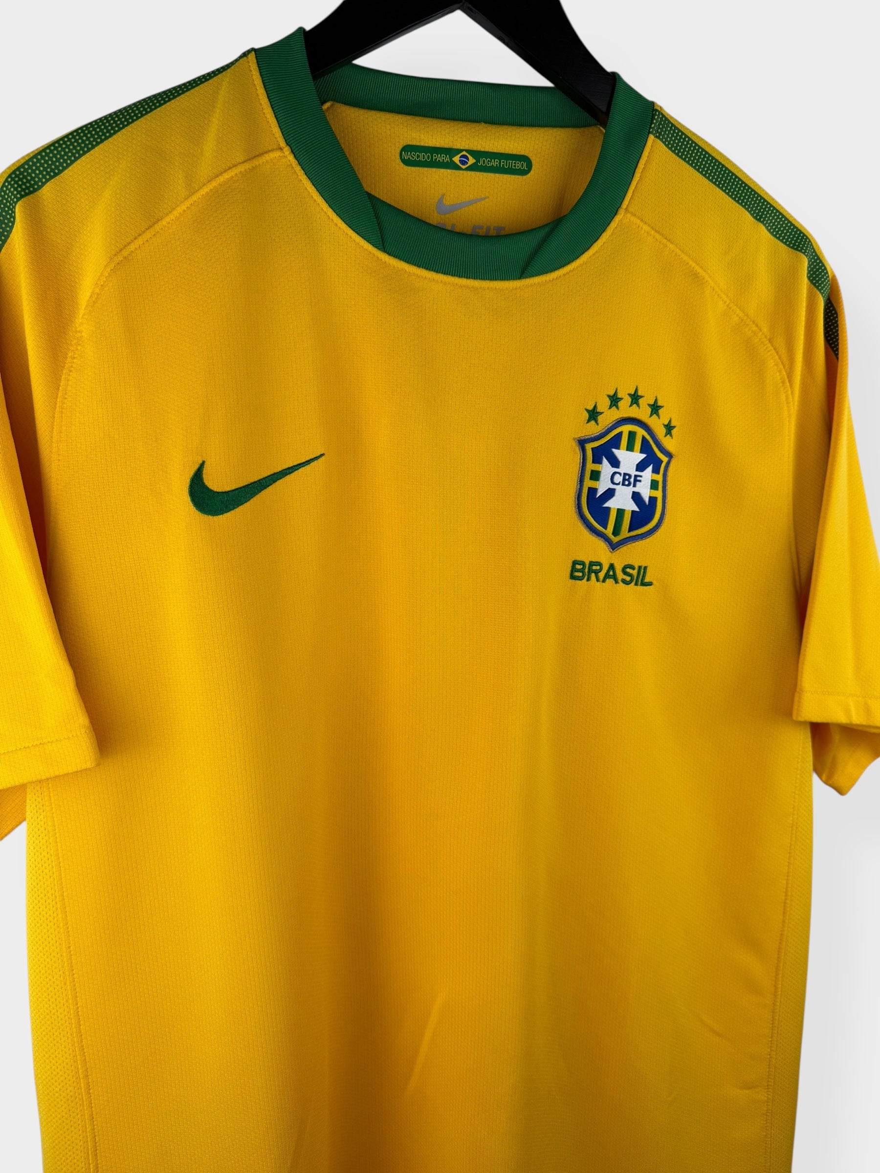 2010-11 BRAZIL HOME SHIRT L