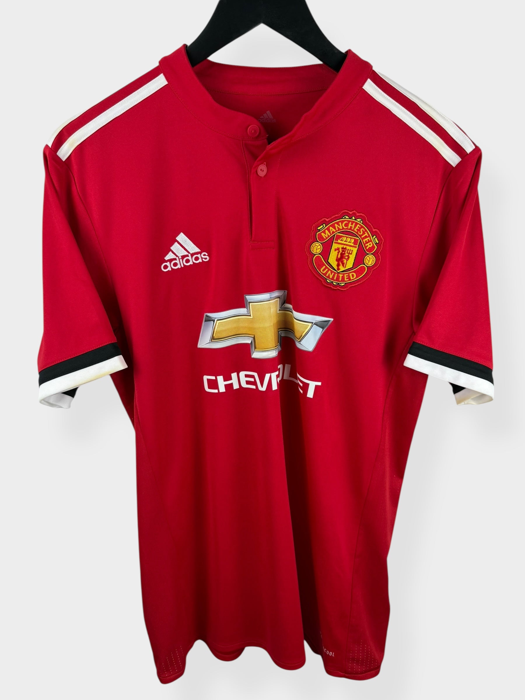 2017-18 MANCHESTER UNITED HOME SHIRT POGBA #6 M - Authentic Football Club