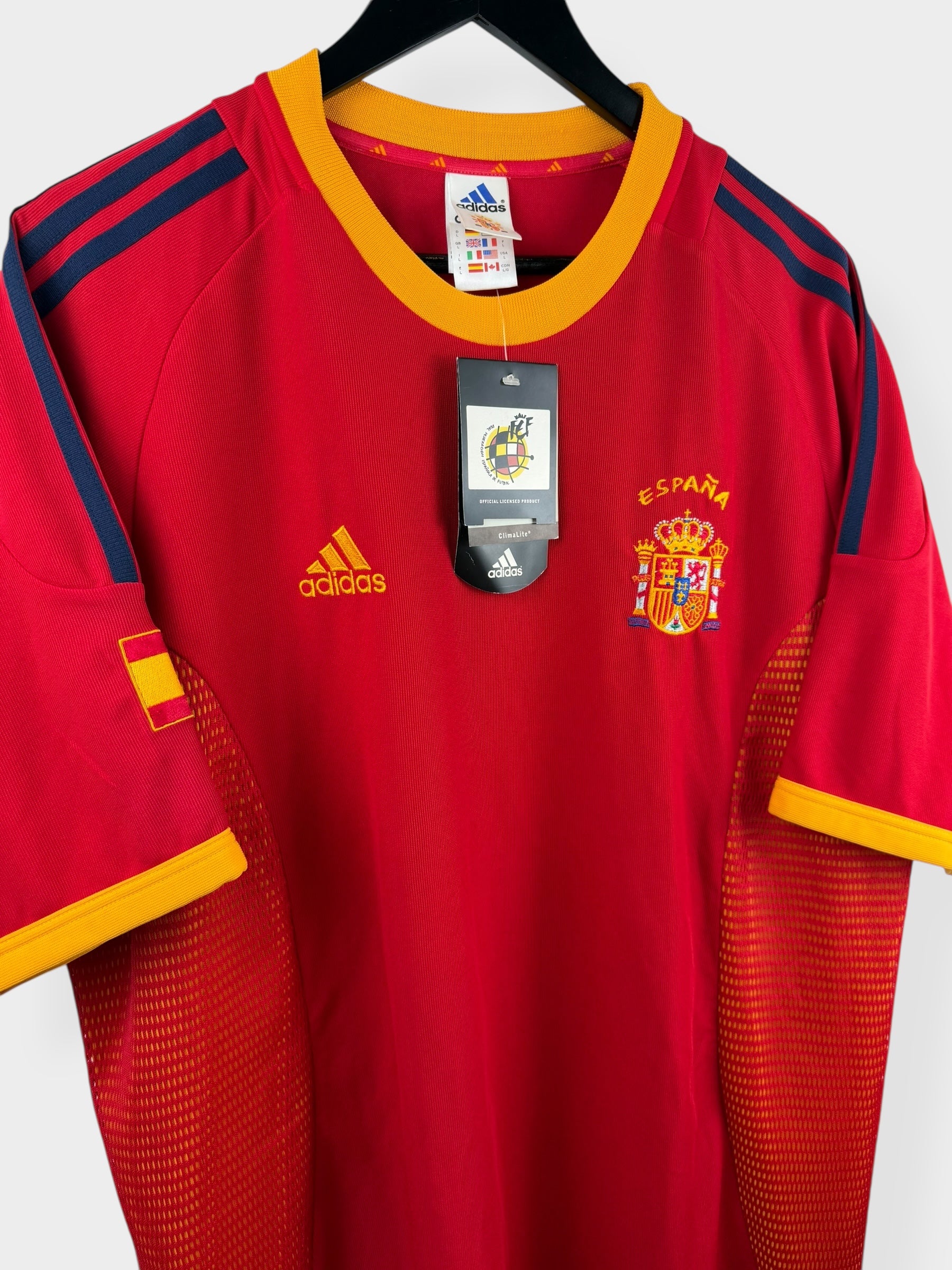 2002-04 SPAIN HOME SHIRT L