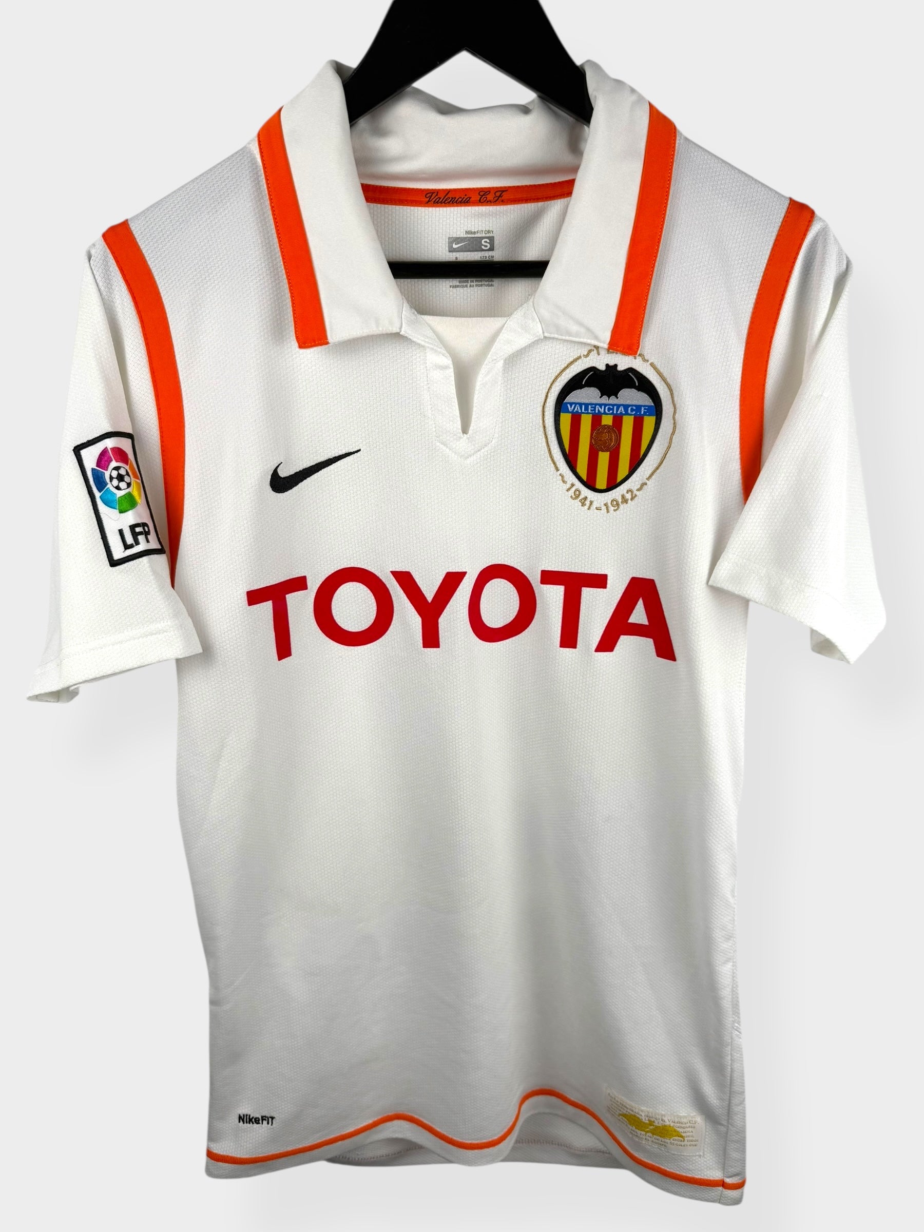 2007-08 VALENCIA HOME SHIRT SILVA #21 S