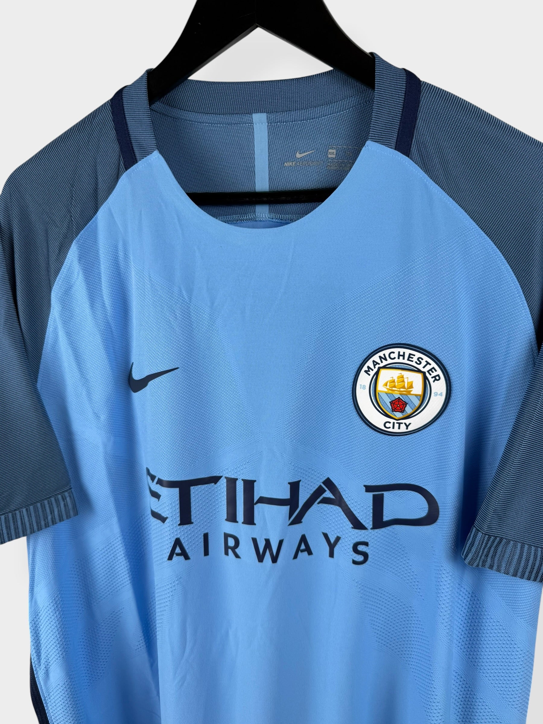 MAILLOT DOMICILE MANCHESTER CITY 2016-17 ÉDITION JOUEUR SILVA #21 XXL