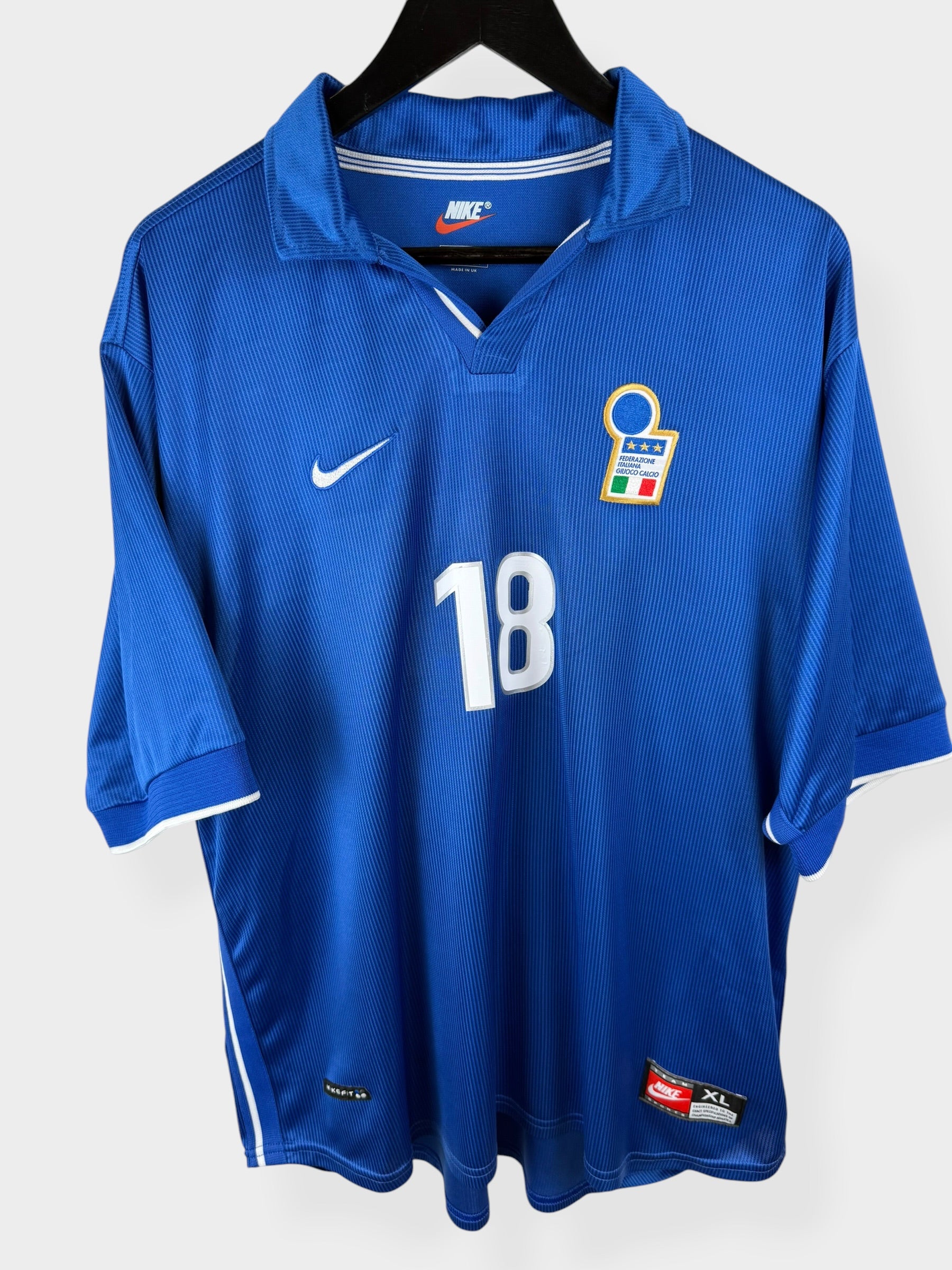 MAILLOT DOMICILE ITALIE 1997-98 BAGGIO #18 XL