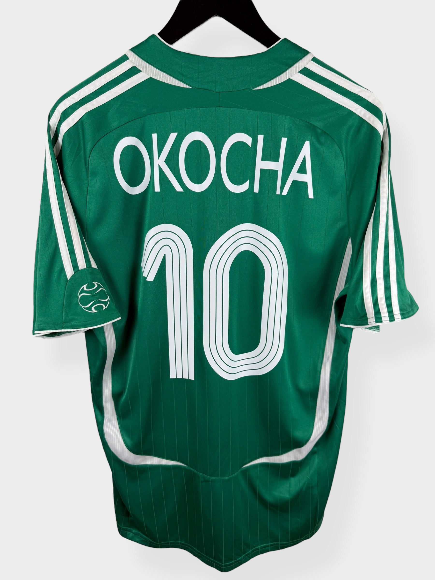 2006-07 NIGERIA HOME SHIRT OKOCHA #10 L - Authentic Football Club