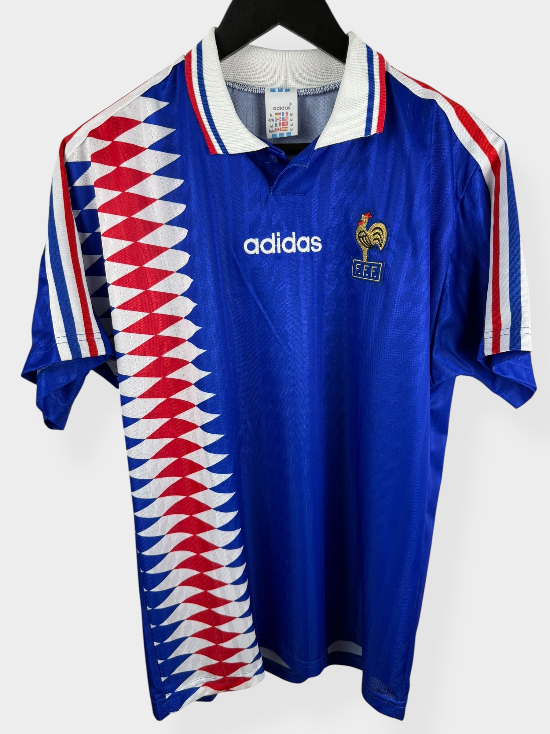1994-96 FRANCE HOME SHIRT M - Authentic Football Club