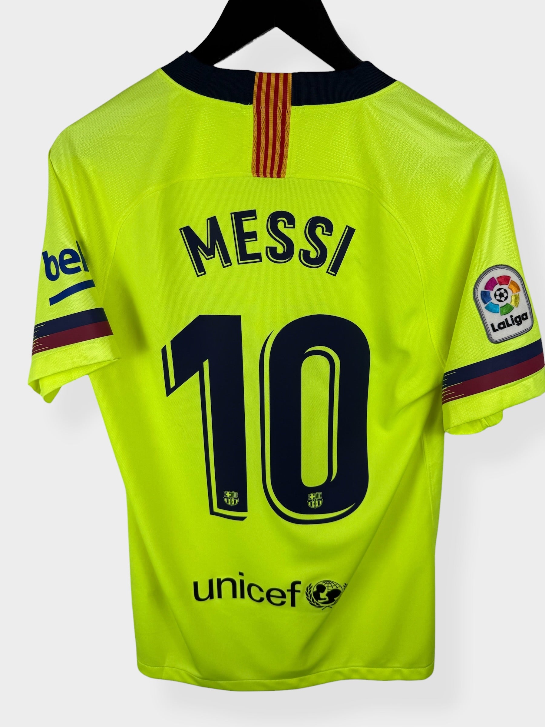 MAILLOT EXTÉRIEUR BARCELONA 2018-19 MESSI #10 S