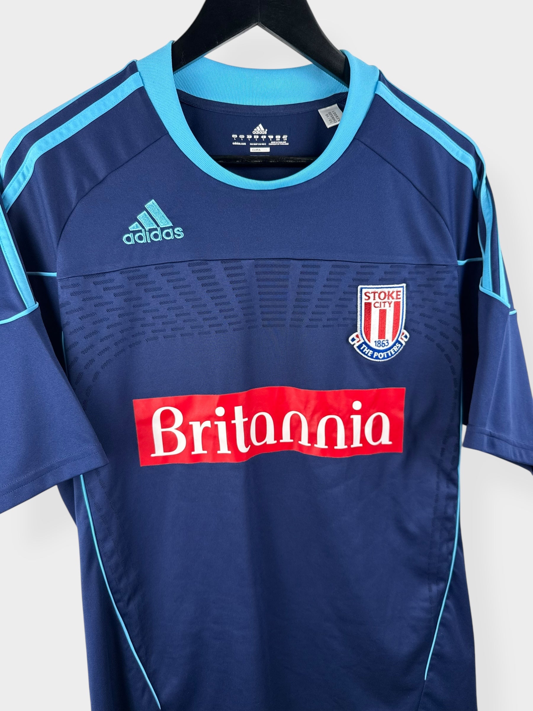 2010-12 STOKE CITY AWAY SHIRT L - Authentic Football Club