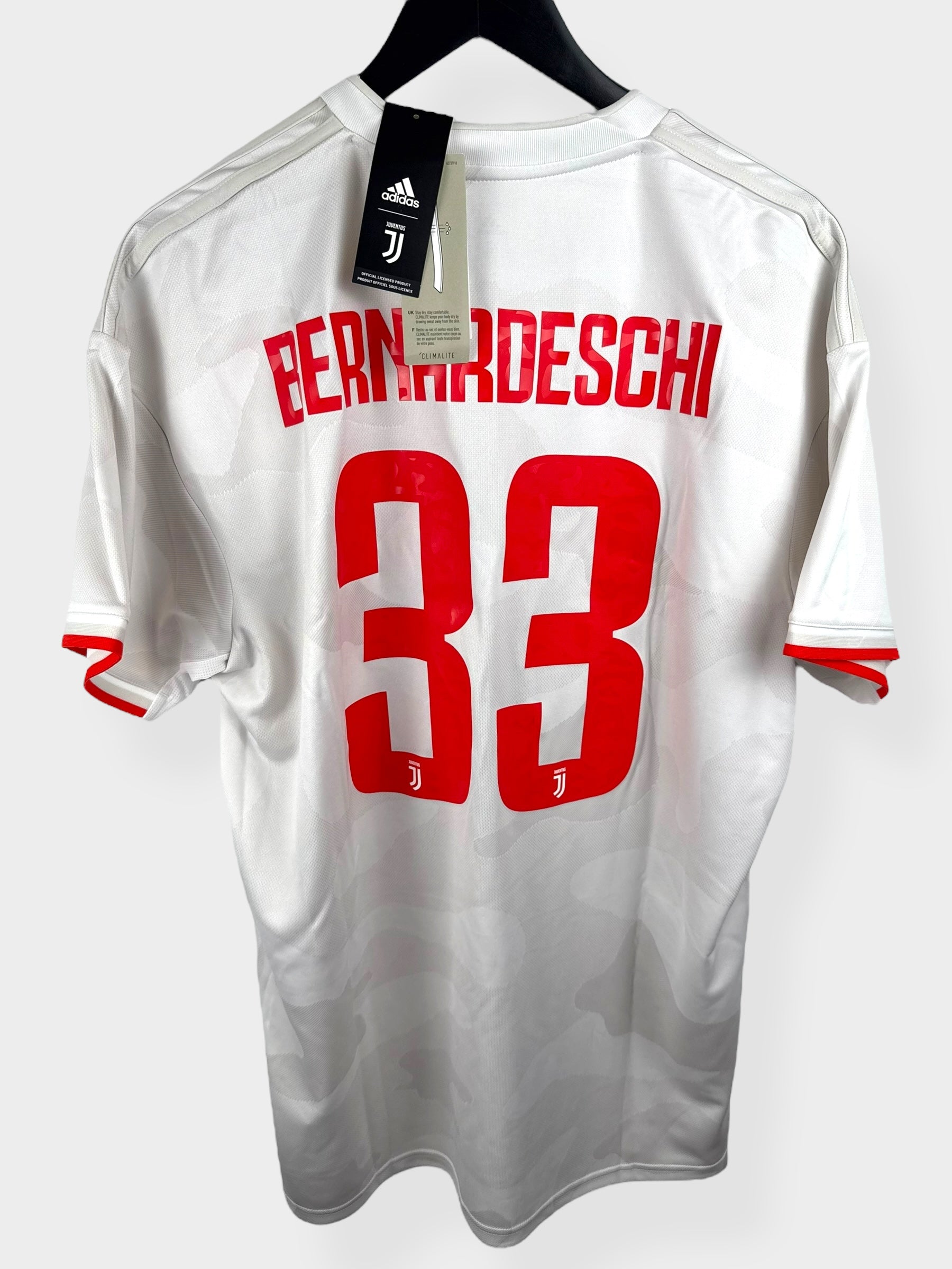 2019-20 JUVENTUS AWAY SHIRT BERNADESCHI #33 XL - Authentic Football Club