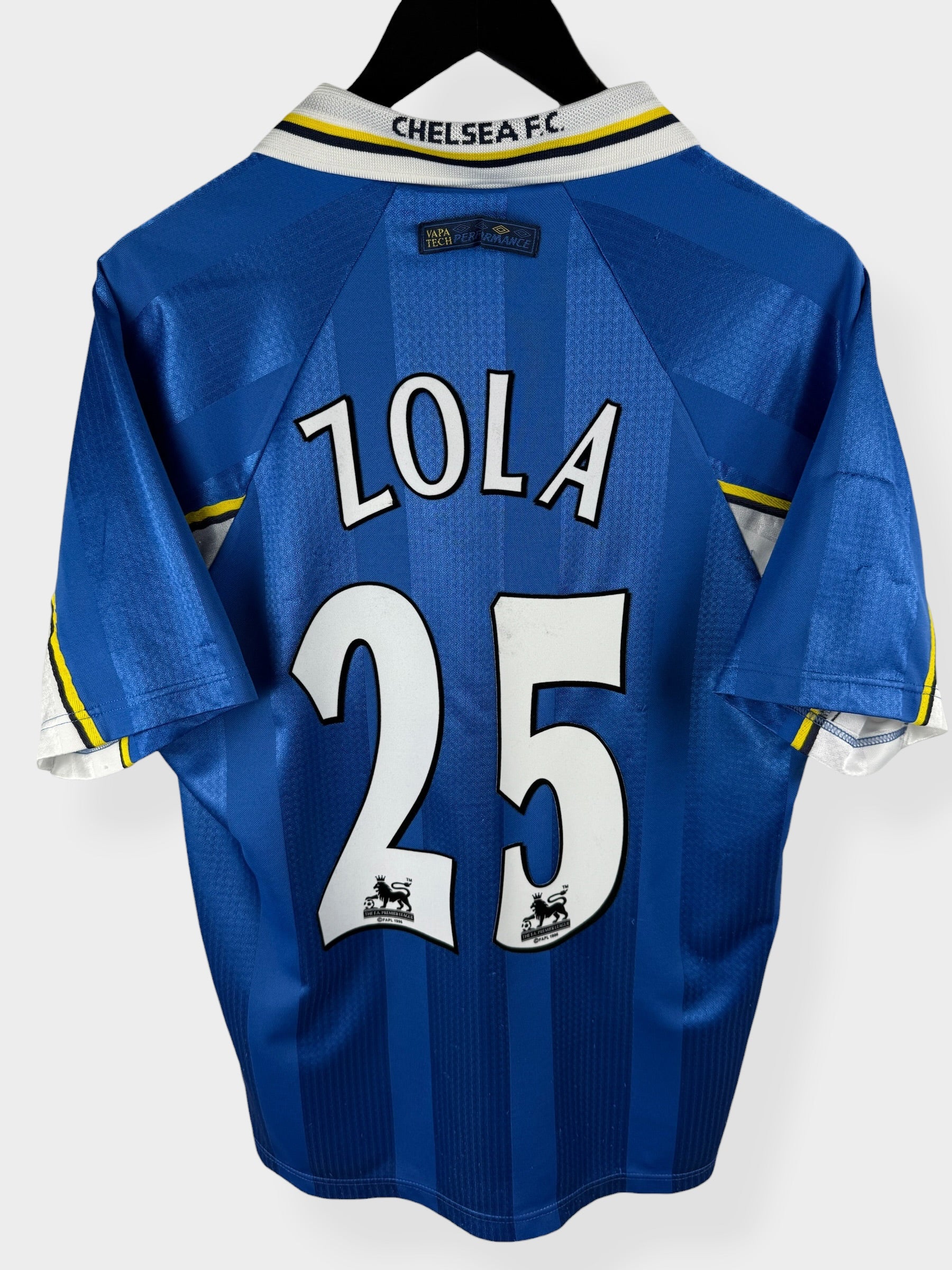 MAILLOT DOMICILE CHELSEA 1997-99 ZOLA #25 M