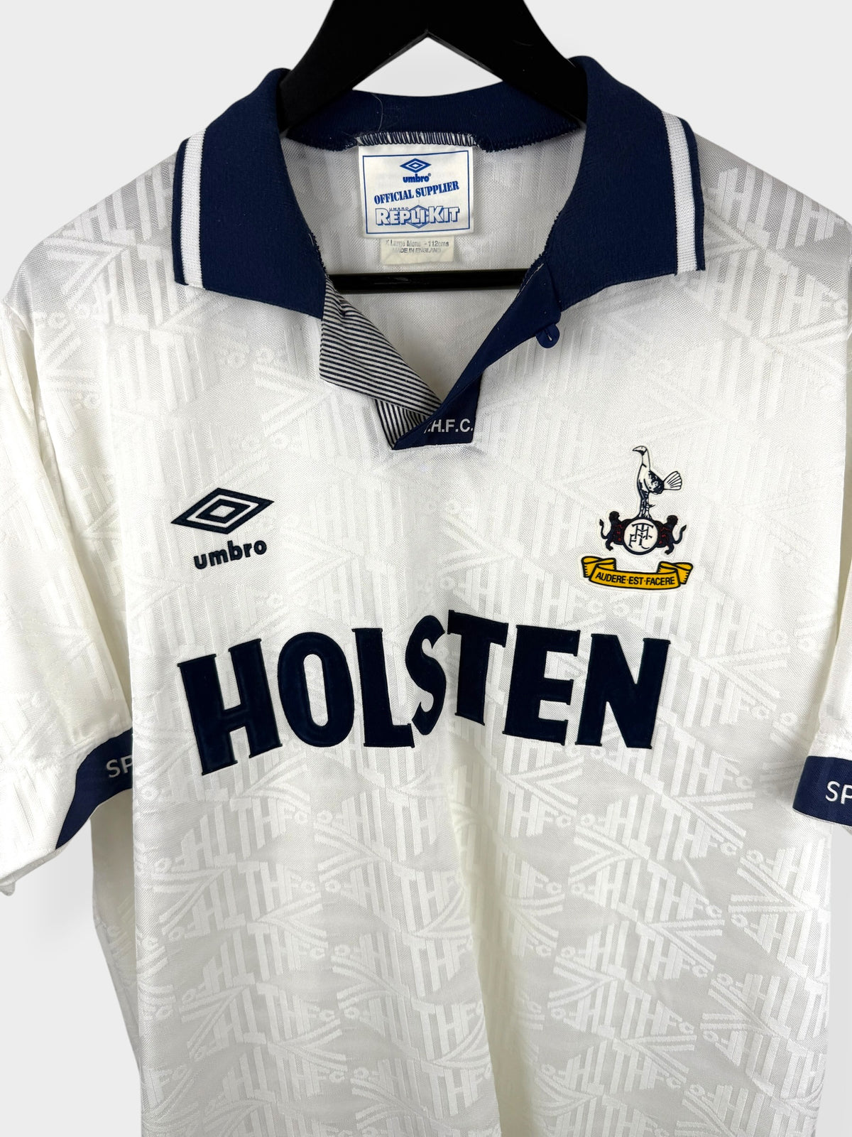 1991-93 TOTTENHAM HOTSPUR THUISSHIRT XL