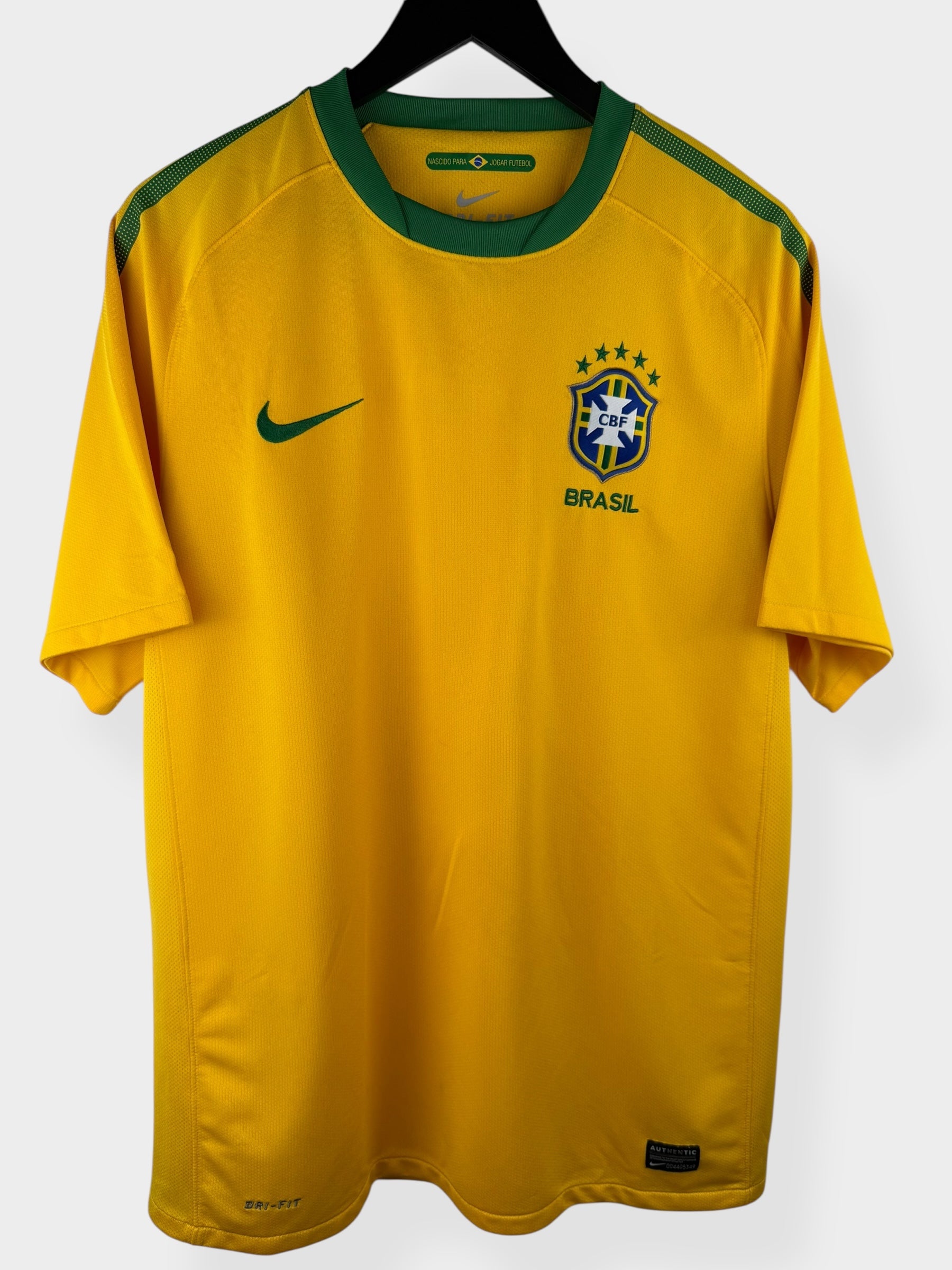 2010-11 BRAZIL HOME SHIRT L
