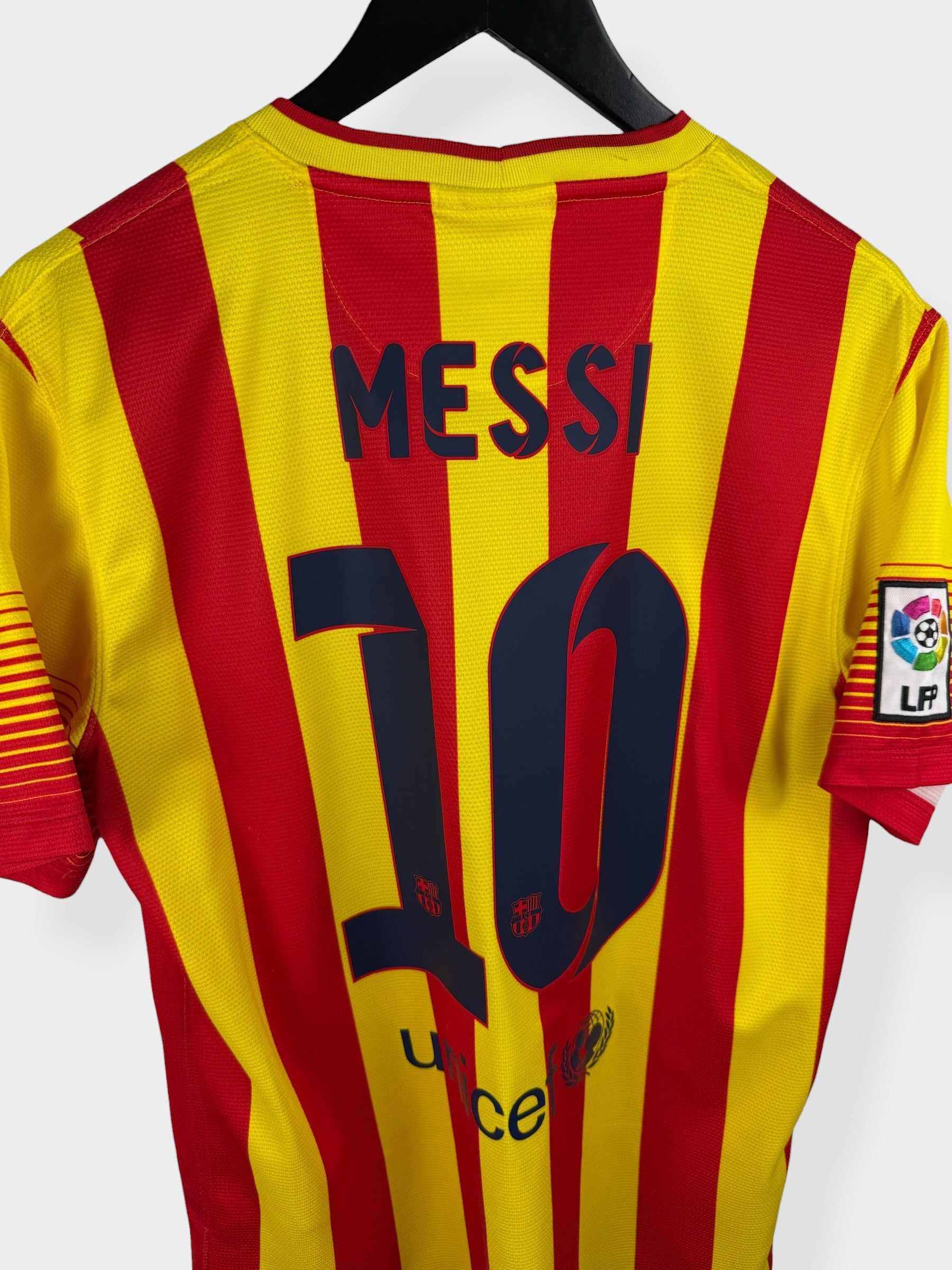 MAILLOT EXTÉRIEUR BARCELONE 2013-14 MESSI #10 M