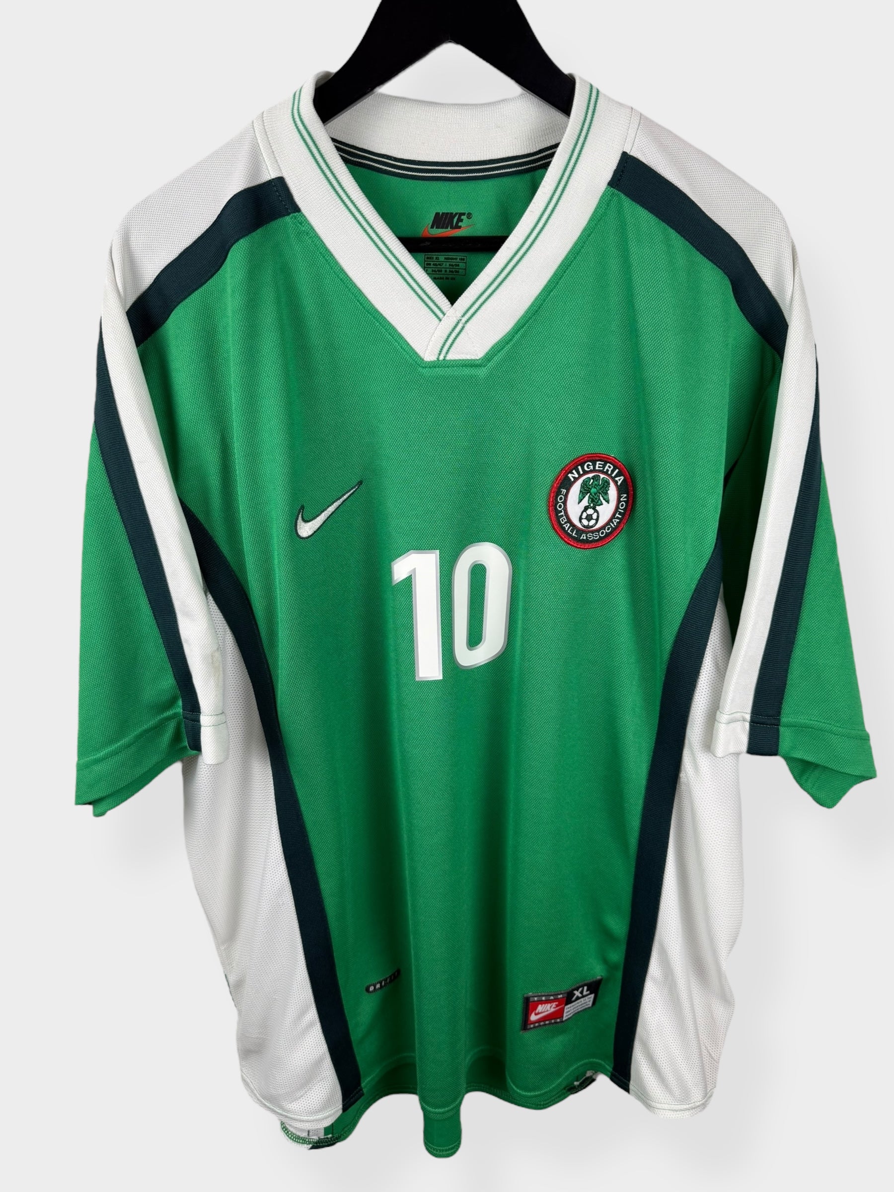 1998-00 NIGERIA HOME SHIRT OKOCHA #10 XL
