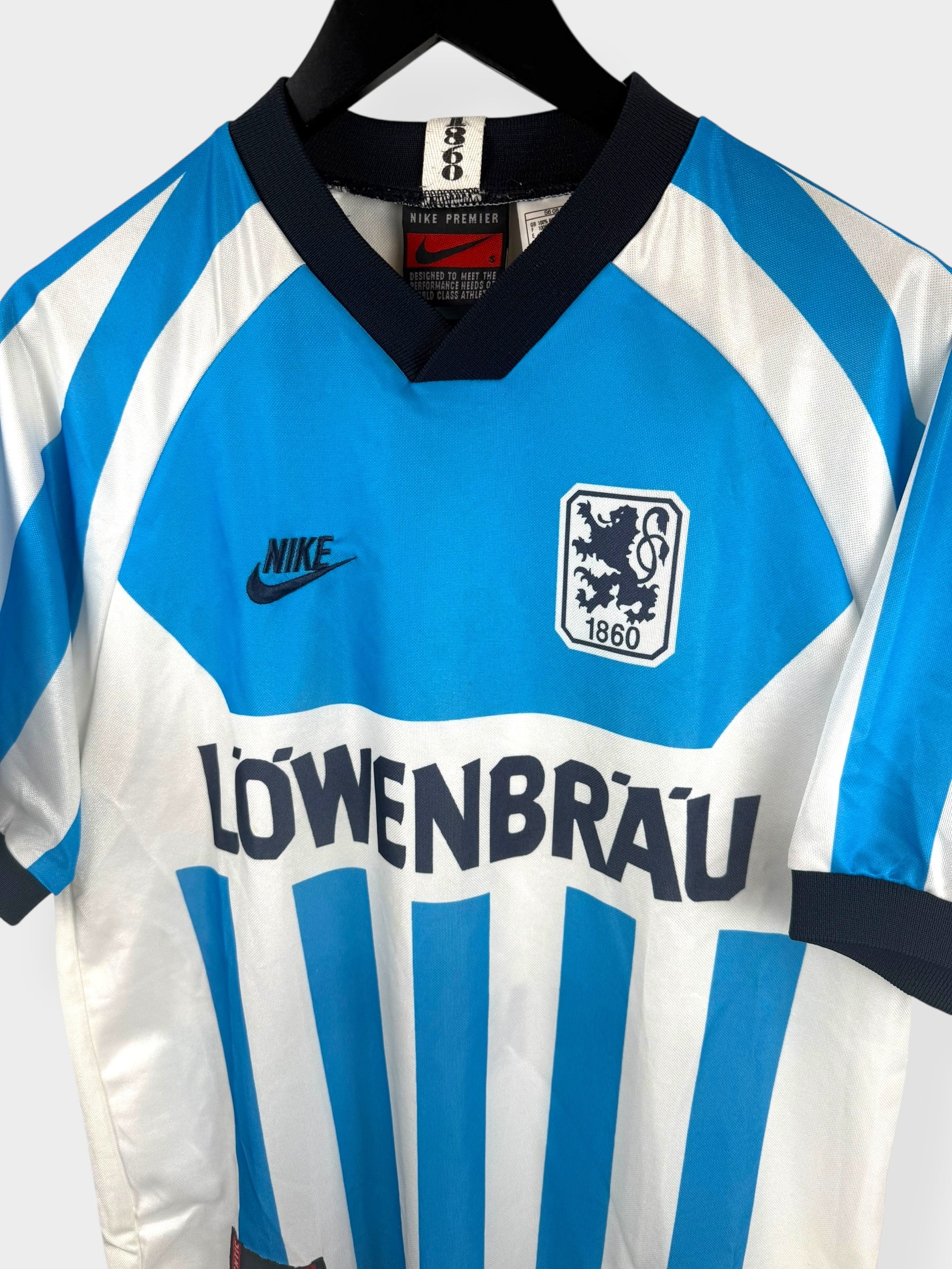 1995-96 1860 MUNICH HOME SHIRT S - Authentic Football Club