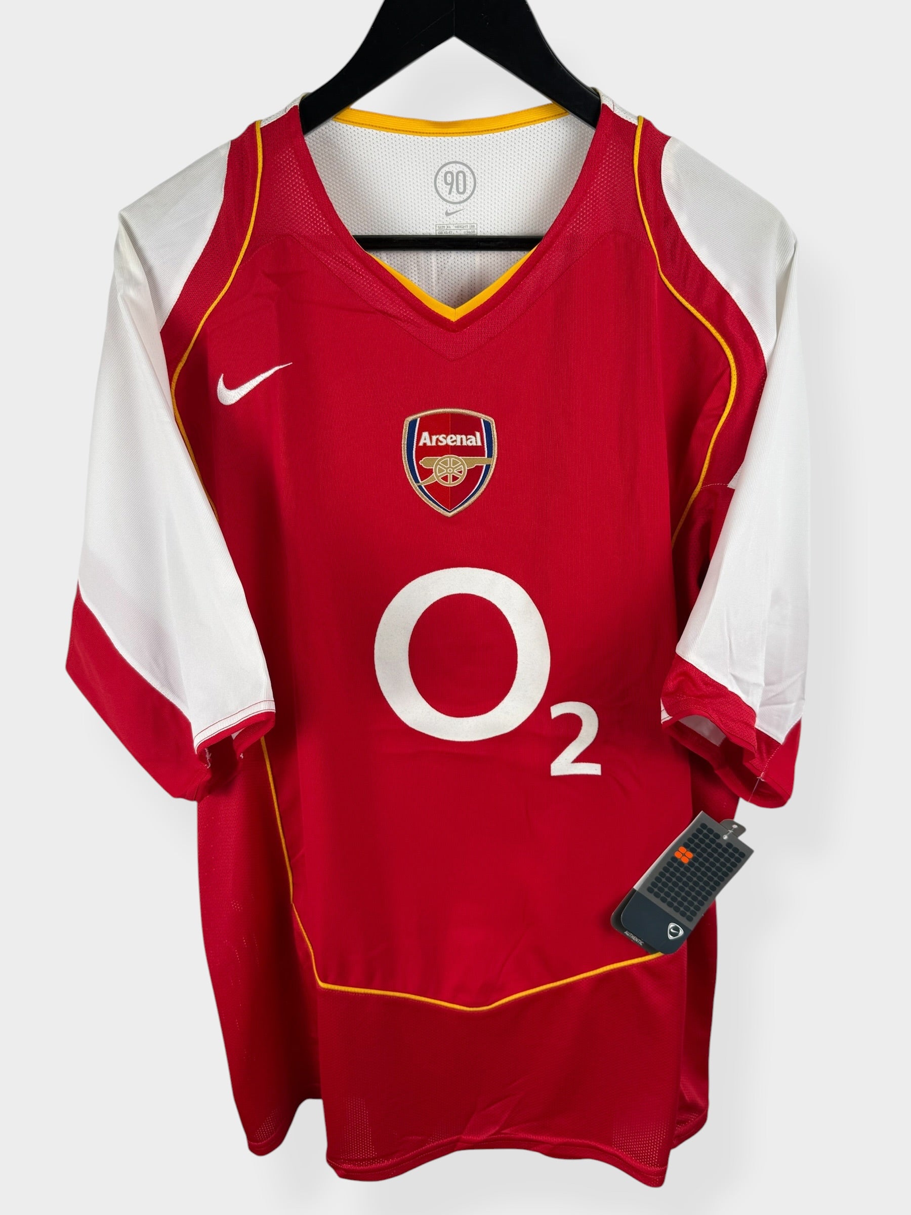 2004-05 ARSENAL HOME SHIRT HENRY #14 XL