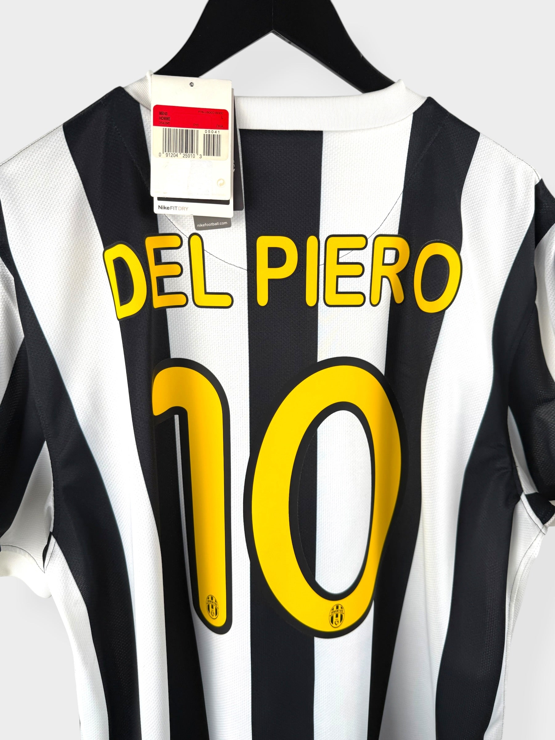 2009-10 JUVENTUS HOME SHIRT DEL PIERO #10 L