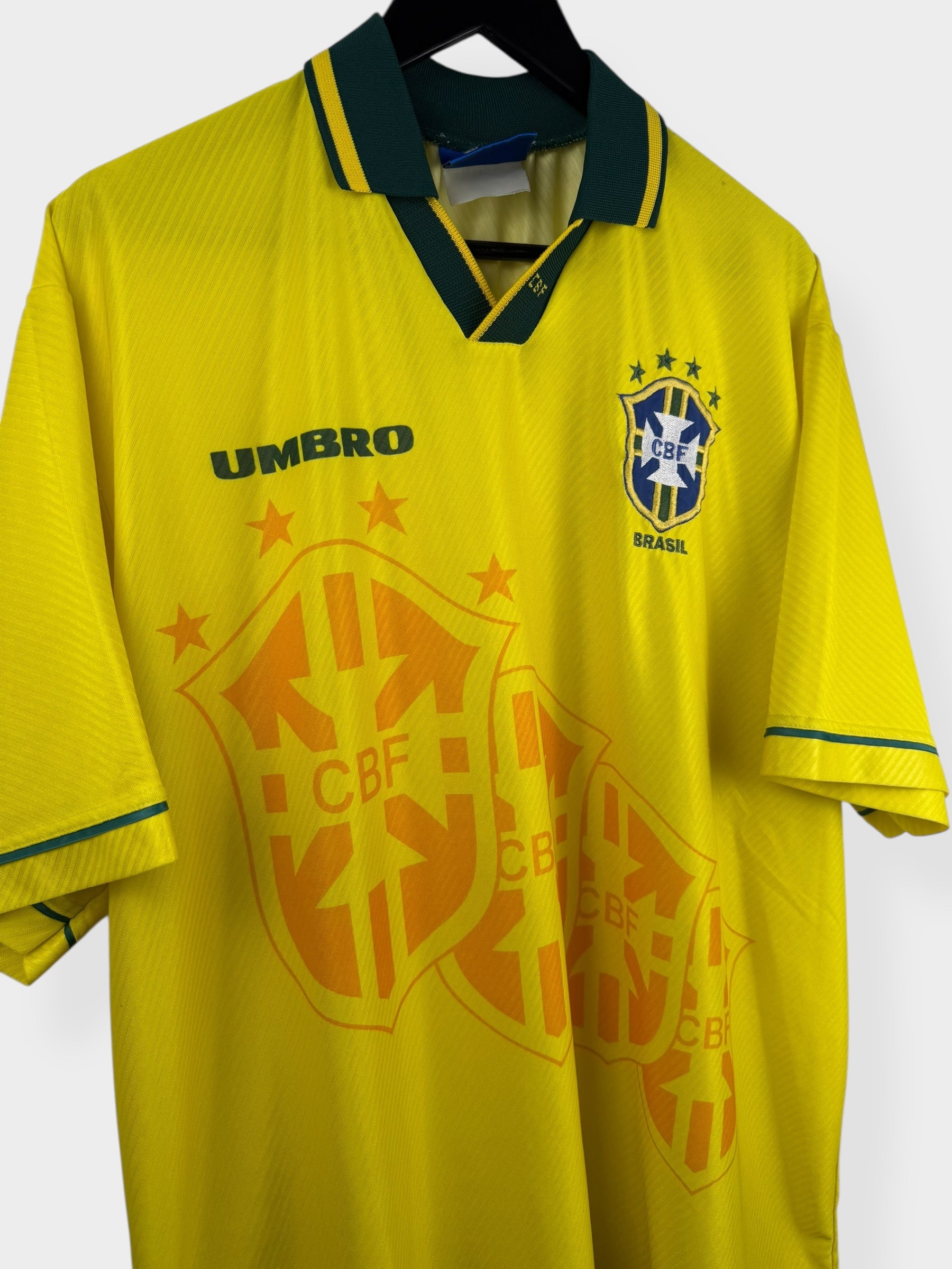 1994-95 BRAZIL HOME SHIRT XXL