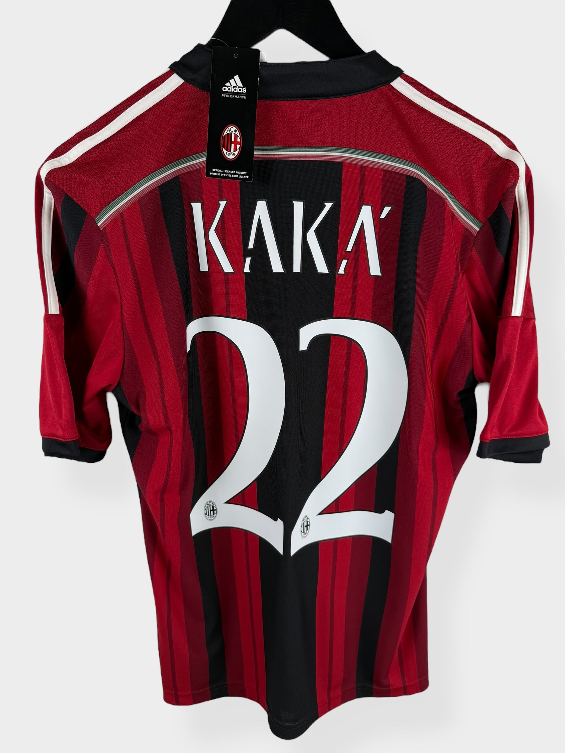 2014-15 AC MILAN HOME SHIRT KAKA #22 S - Authentic Football Club