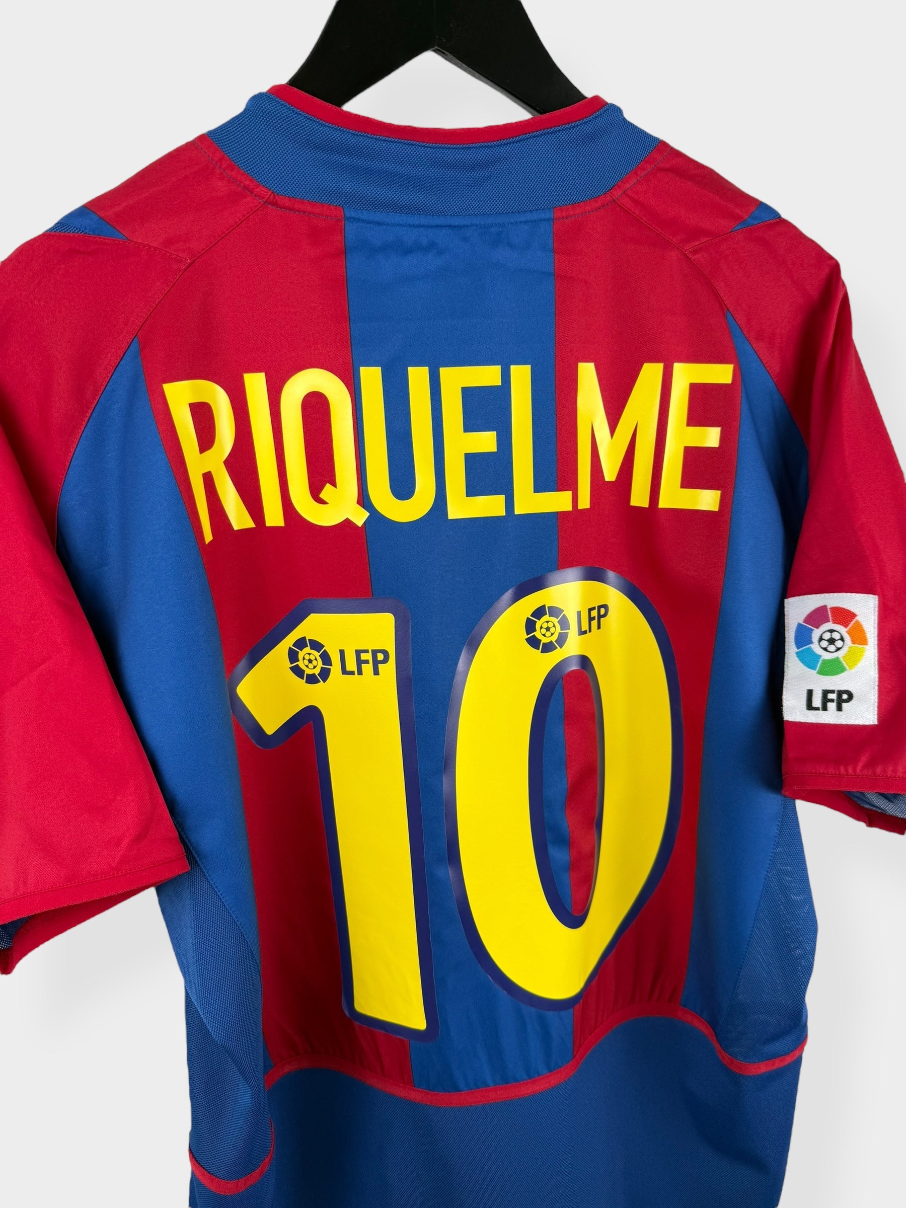 2002-03 BARCELONA HEIMTRIKOT RIQUELME #10 S