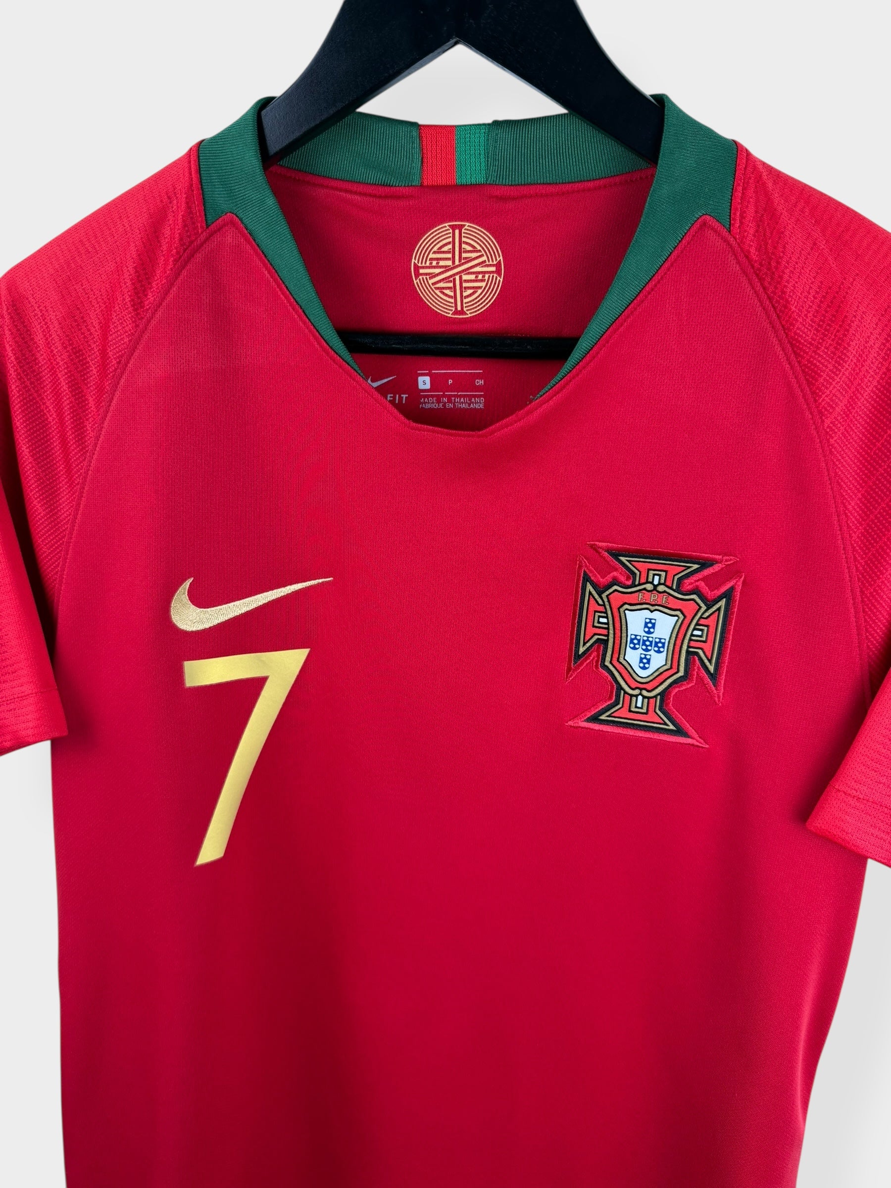 2018-19 PORTUGAL HOME SHIRT RONALDO #7 S - Authentic Football Club