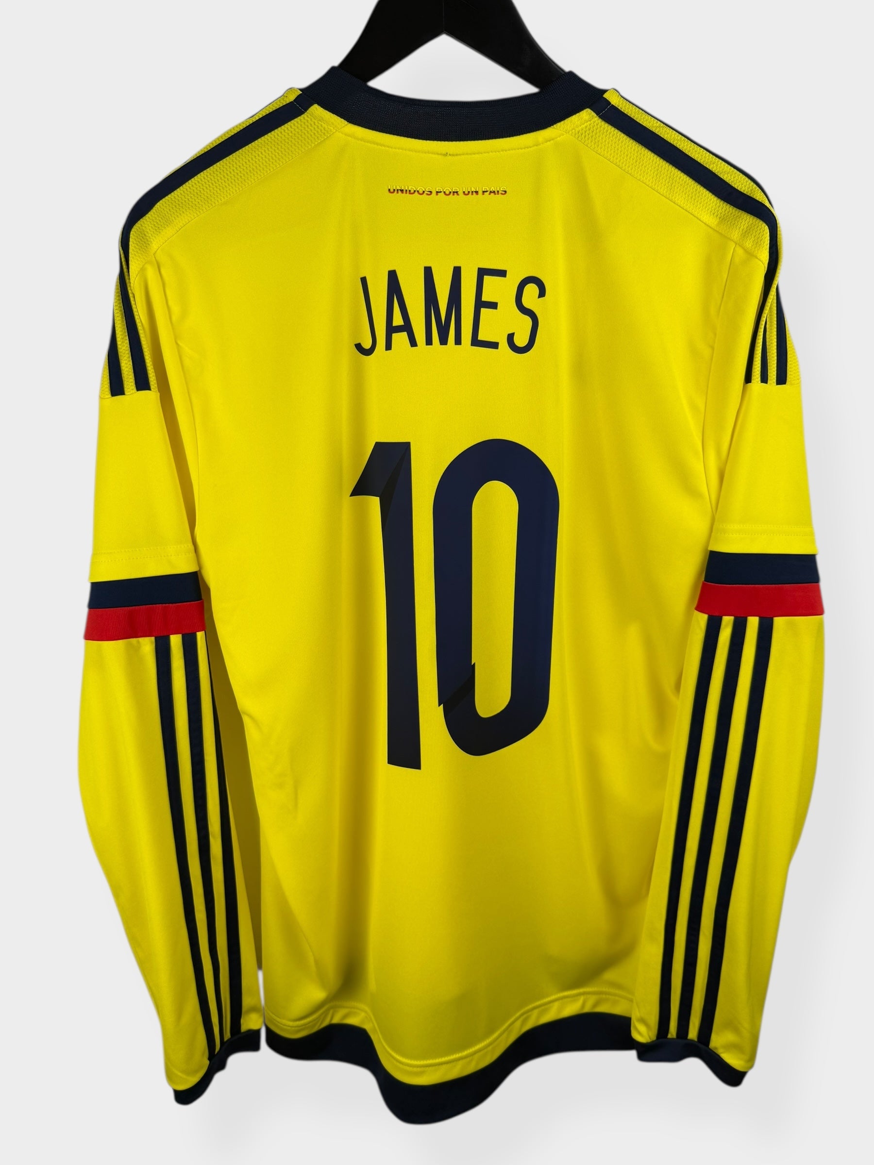 2015-17 COLOMBIA HOME SHIRT LS JAMES #10 L - Authentic Football Club