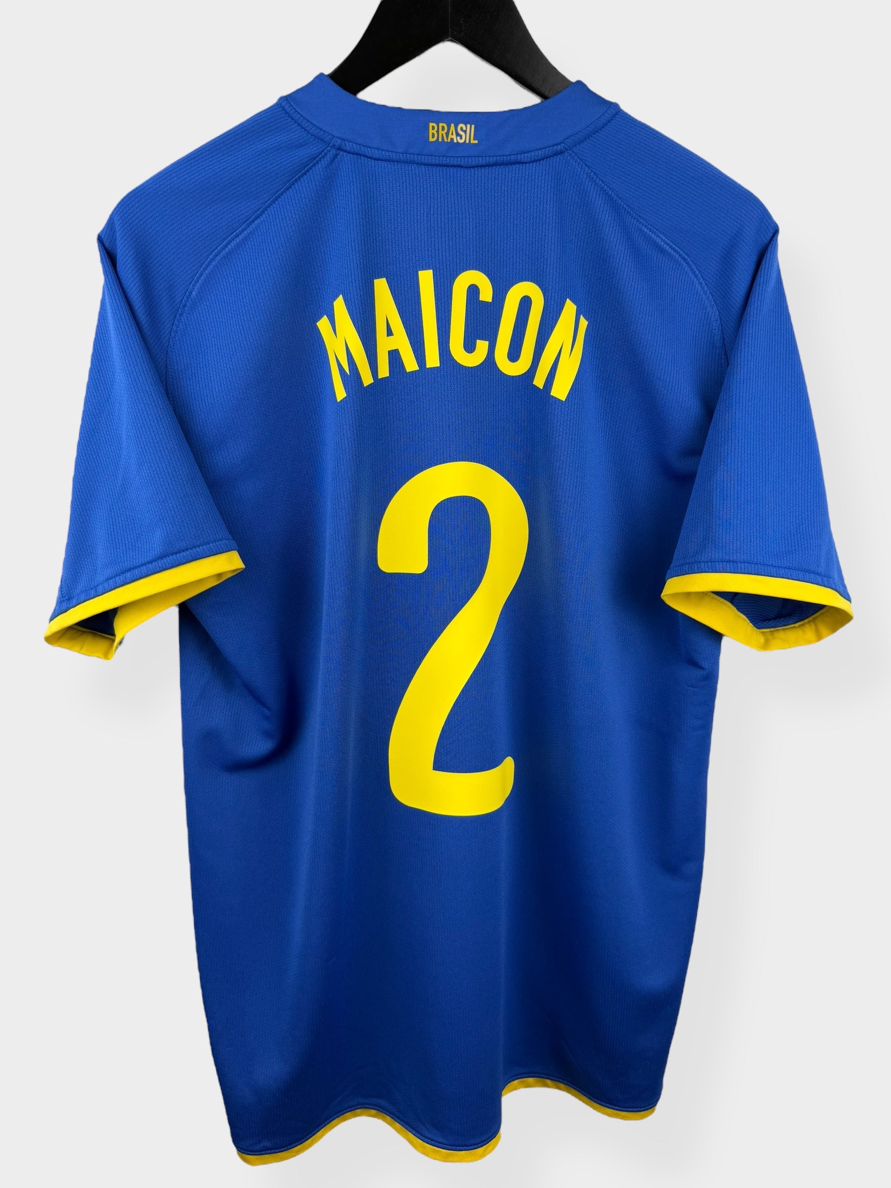 2008-10 BRAZIL AWAY SHIRT MAICON #2 M
