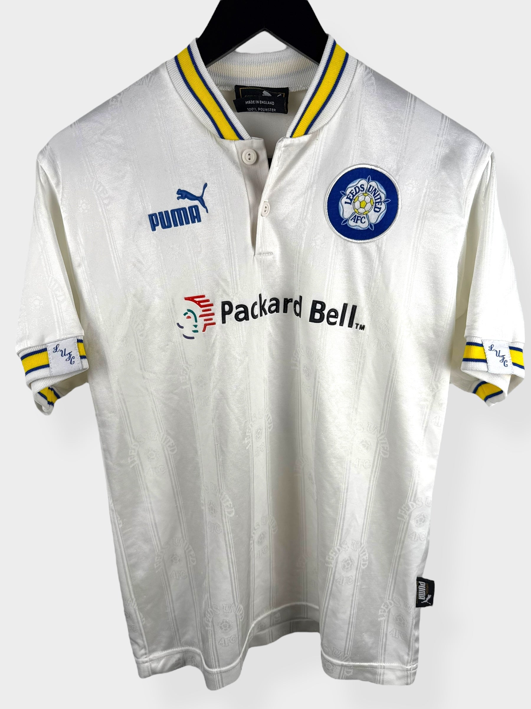 1996-98 LEEDS UNITED HEIMTRIKOT HAALAND #4 S