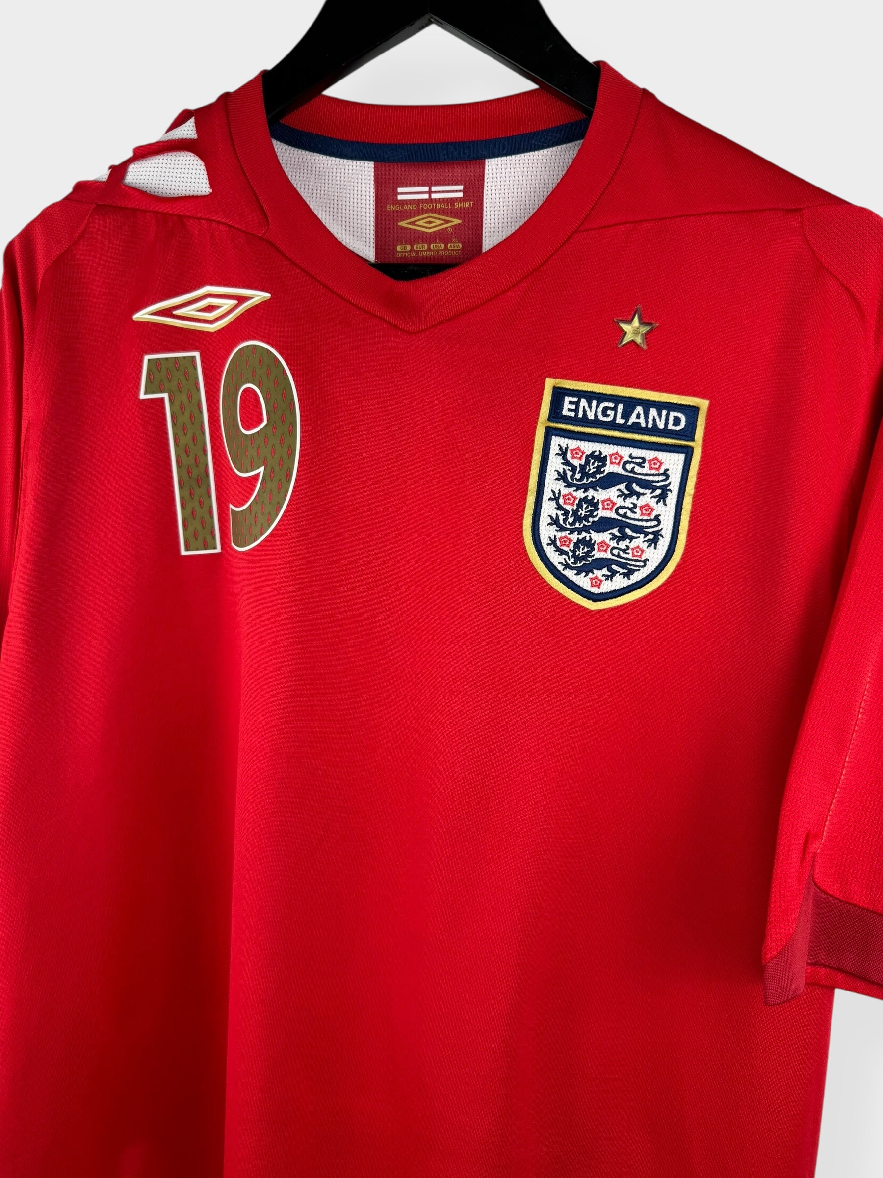 2006-08 ENGLAND AWAY SHIRT LENNON #19 L