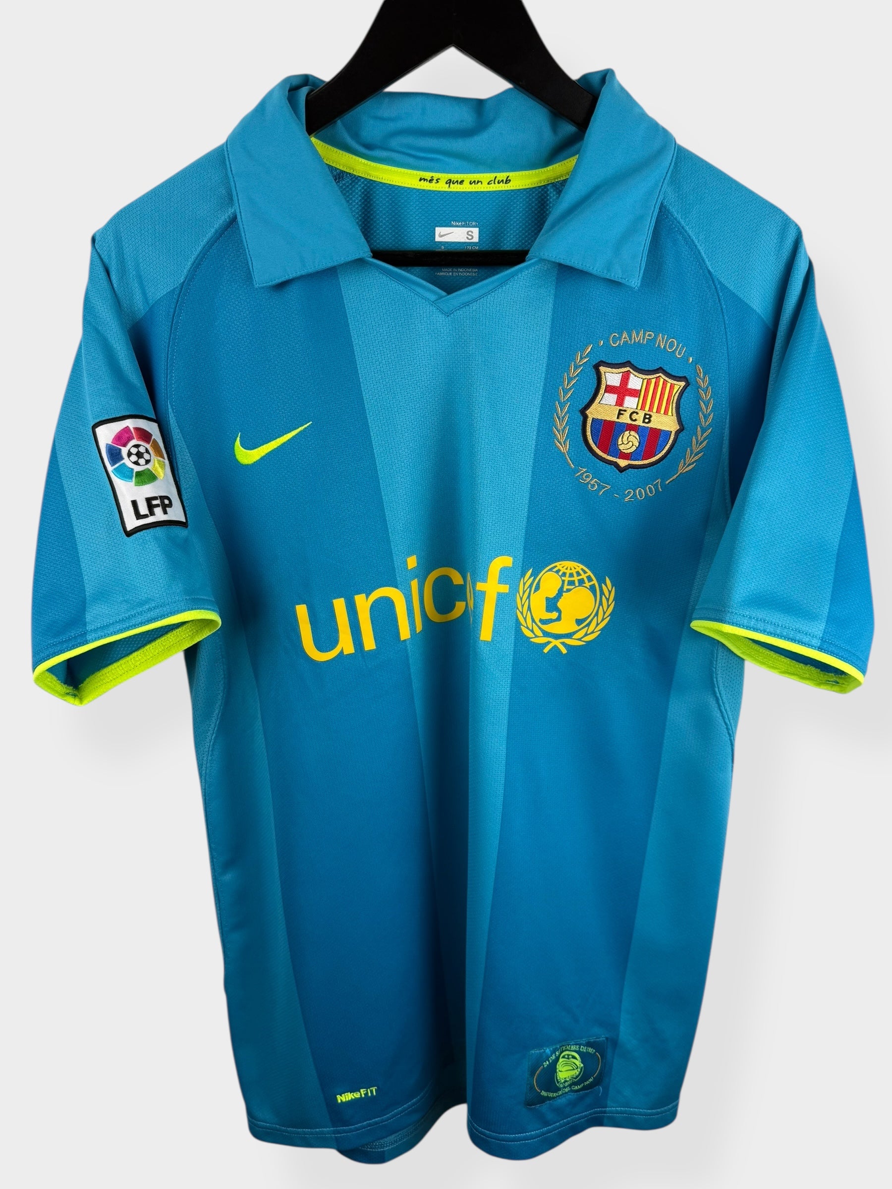 2007-08 BARCELONA AWAY SHIRT HENRY #14 S - Authentic Football Club