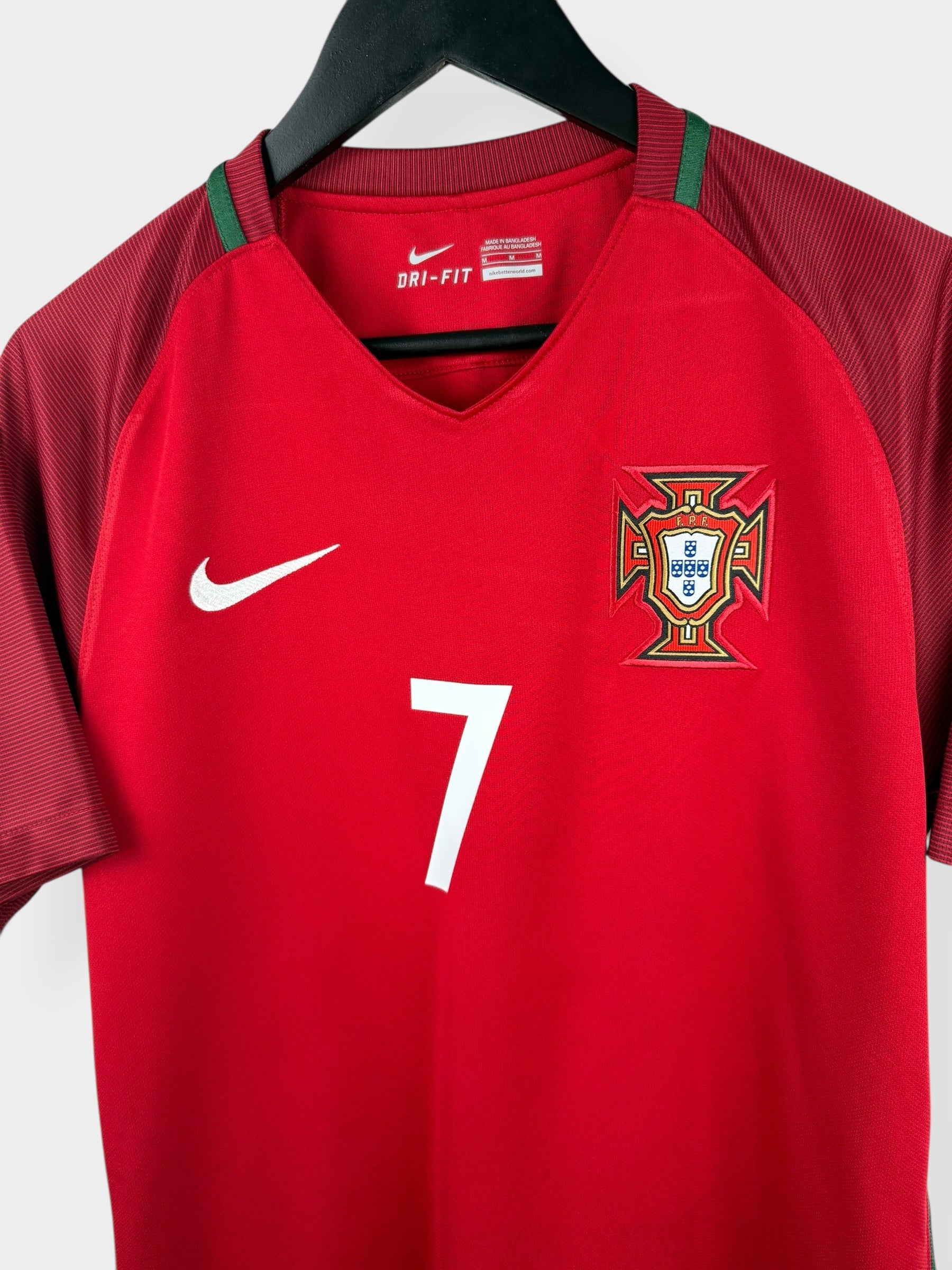 2016-17 PORTUGAL HOME SHIRT RONALDO #7 M