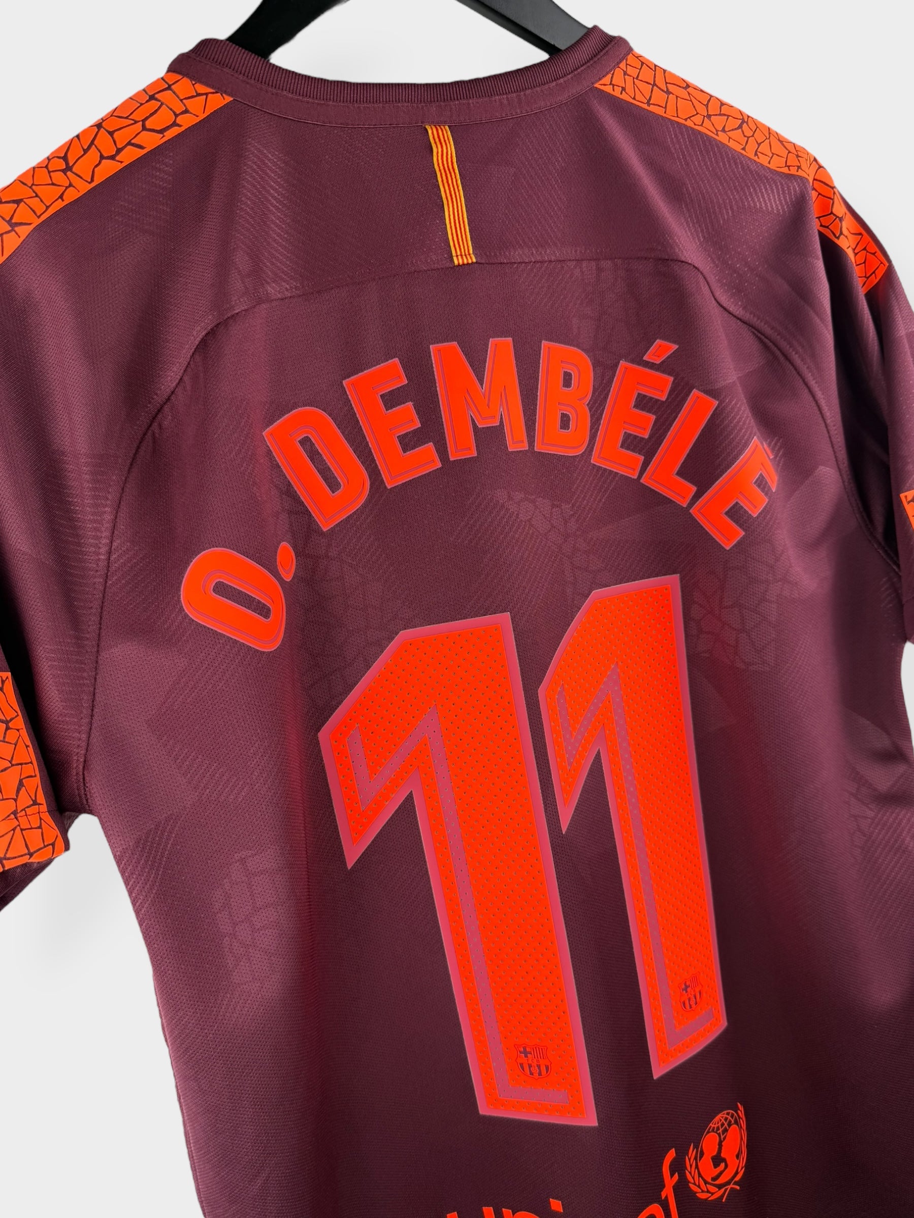 2017-18 BARCELONA THIRD SHIRT DEMBELE #11 M