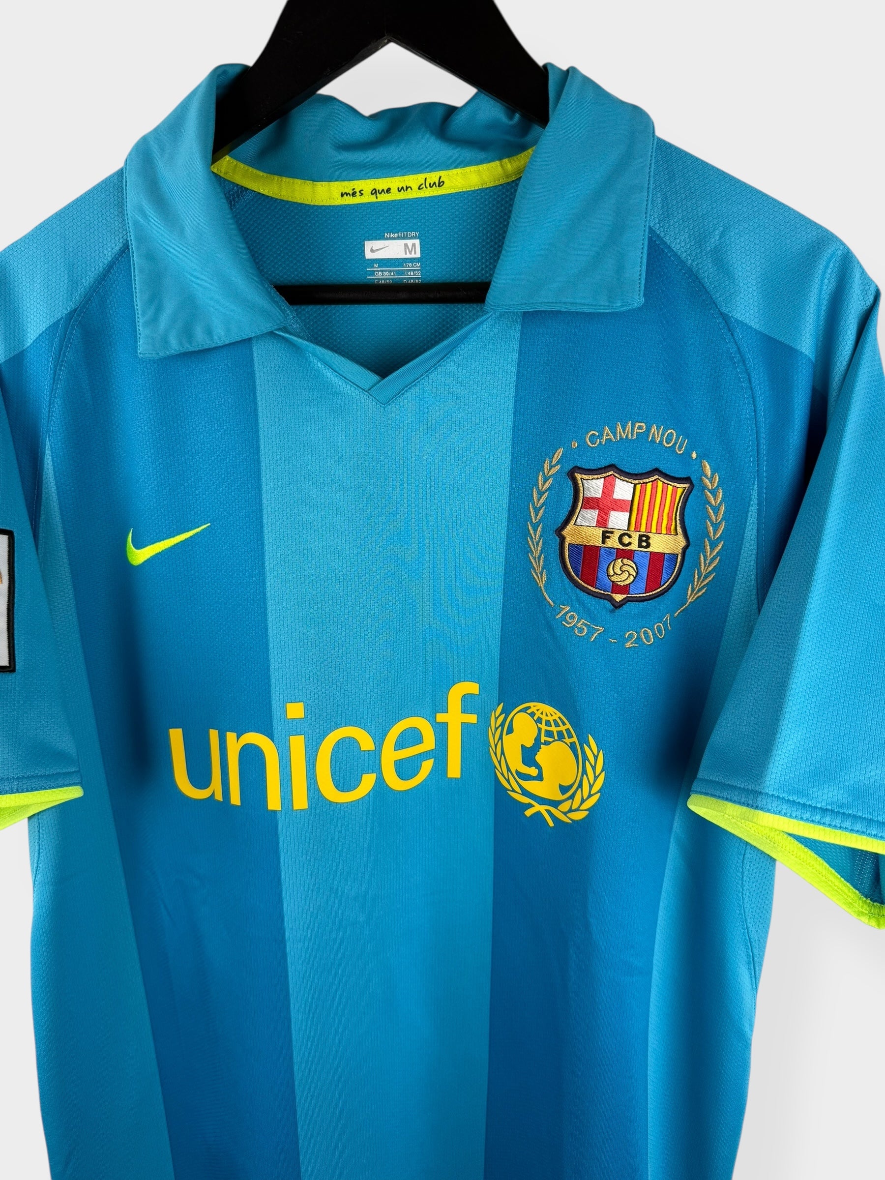 2007-08 BARCELONA AWAY SHIRT M