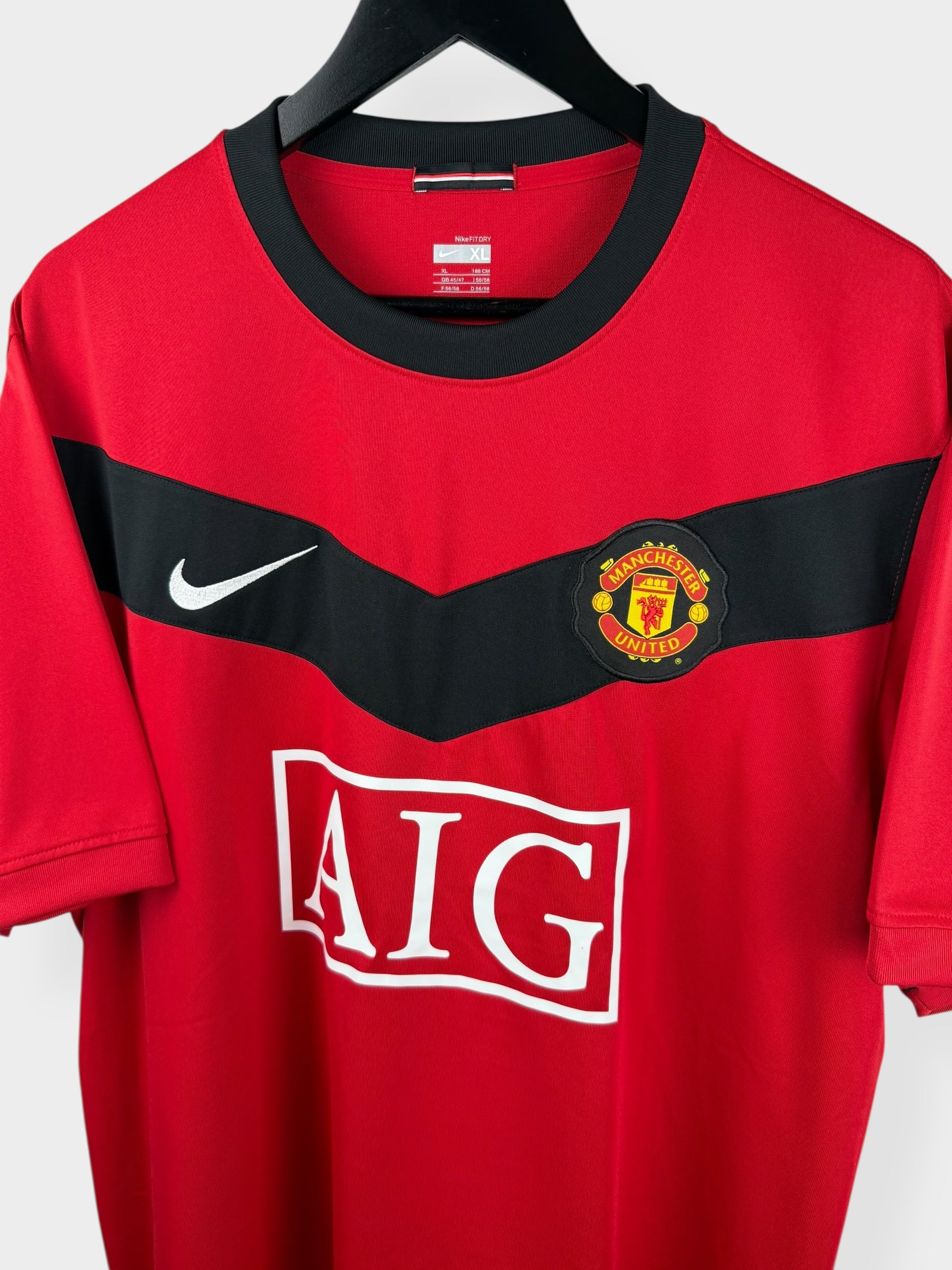 2009-10 MANCHESTER UNITED HEIMTRIKOT SCHOLES #18 XL
