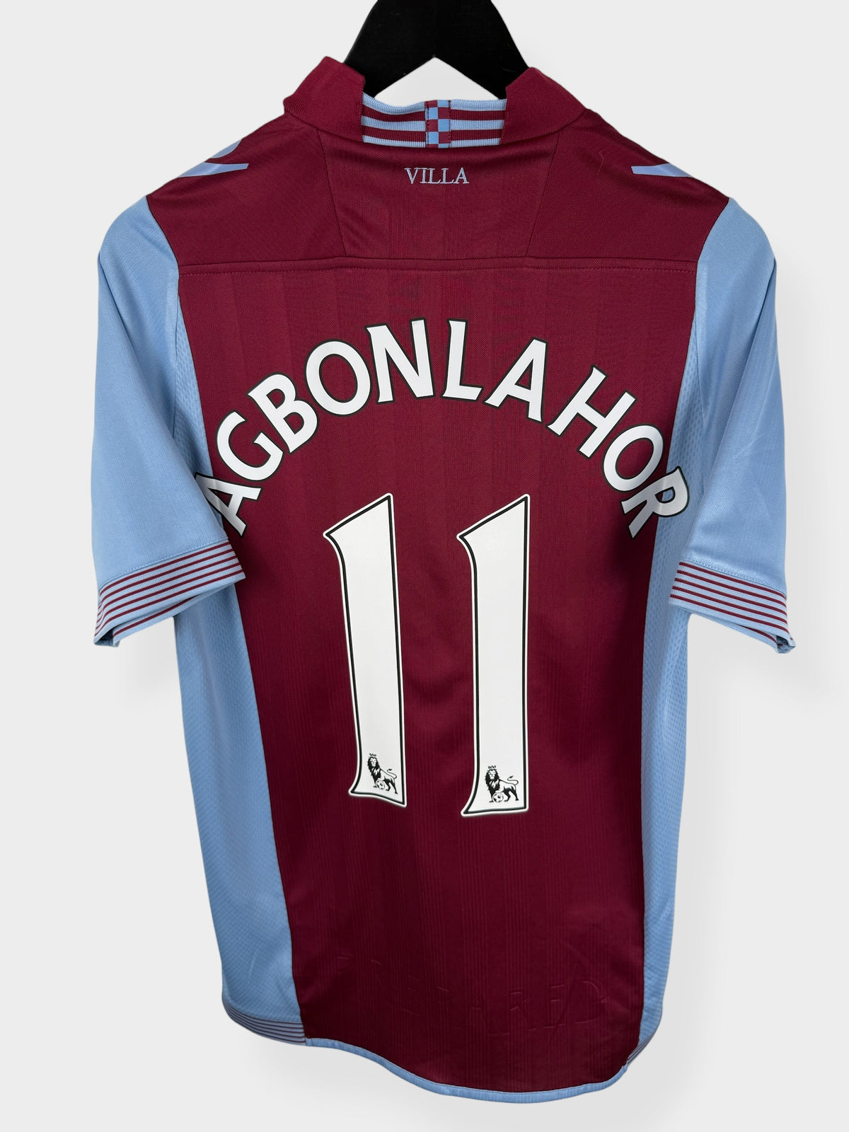 MAILLOT DOMICILE ASTON VILLA 2013-14 AGBONLAHOR #11 M