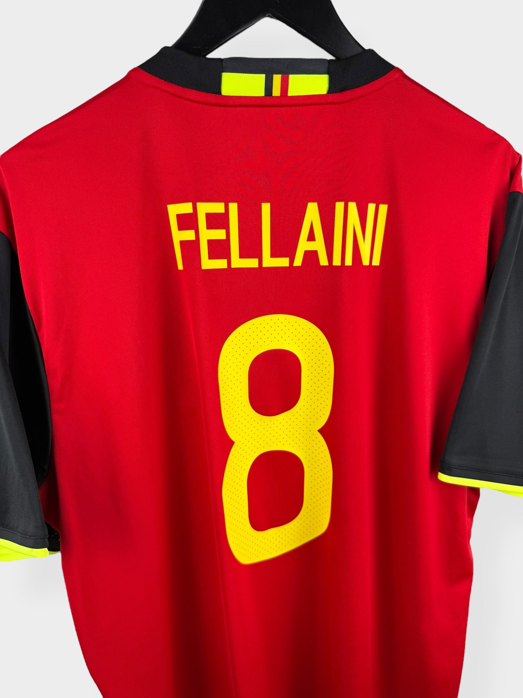 2016-17 BELGIUM HOME SHIRT FELLAINI #8 XL - Authentic Football Club