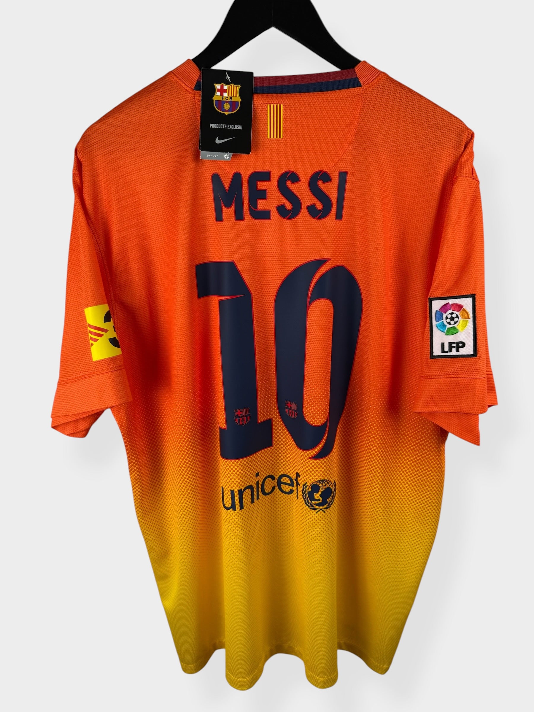 2012-13 BARCELONA AWAY SHIRT MESSI #10 XL