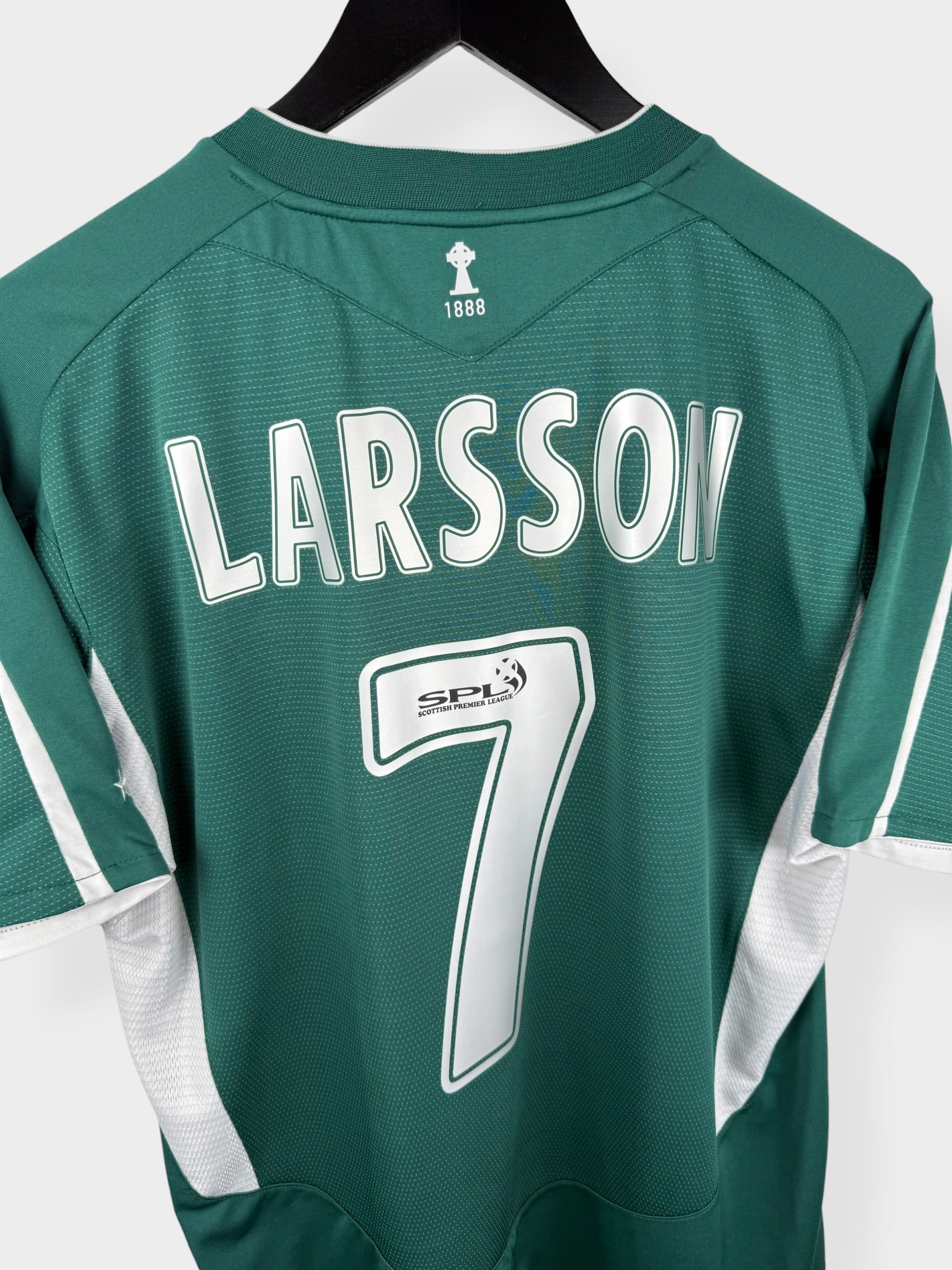 2004-05 CELTIC AWAY SHIRT LARSSON #7 L