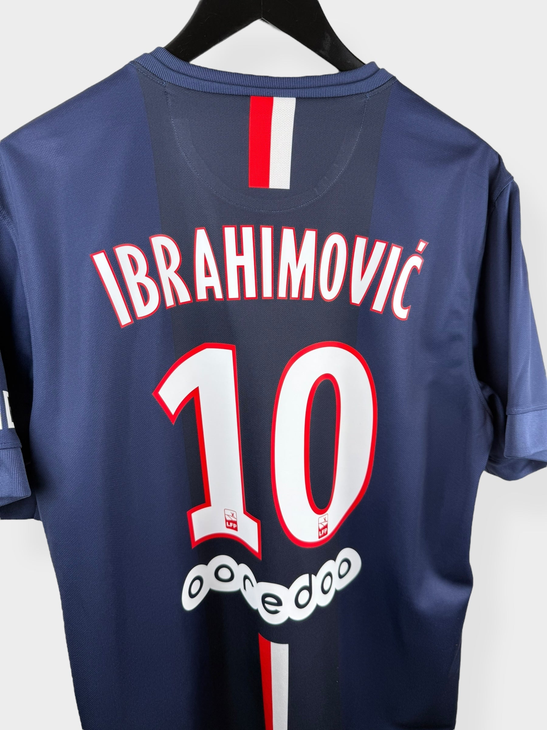 2014-15 PARIS SAINT-GERMAIN HOME SHIRT IBRAHIMOVIC #10 L